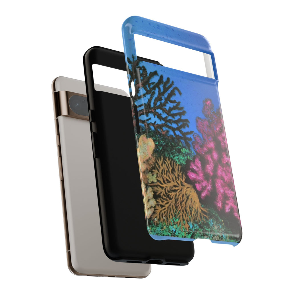 Coral Reef Tough Phone Case — Underwater Ocean Art iPhone Protector