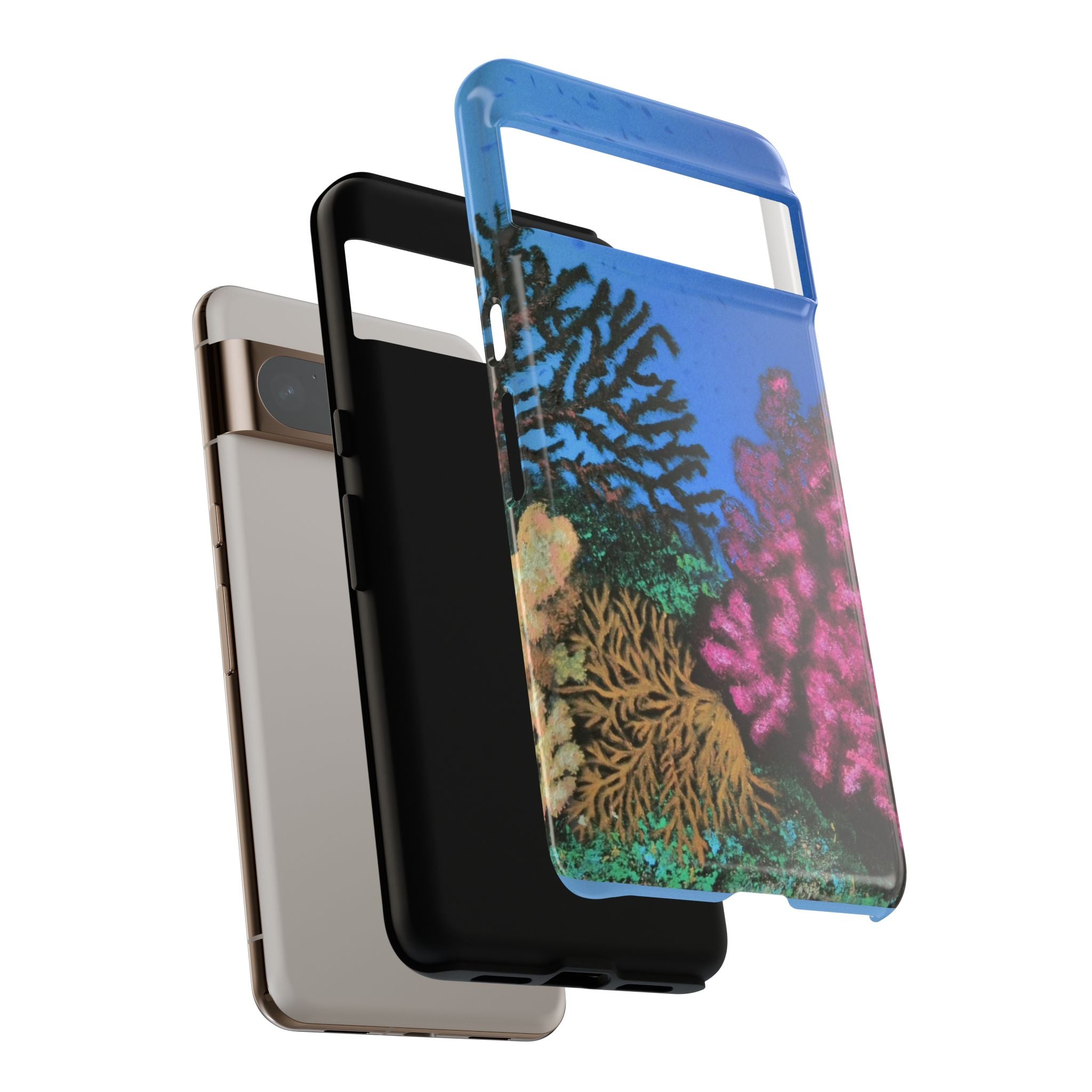 Coral Reef Tough Phone Case — Underwater Ocean Art iPhone Protector