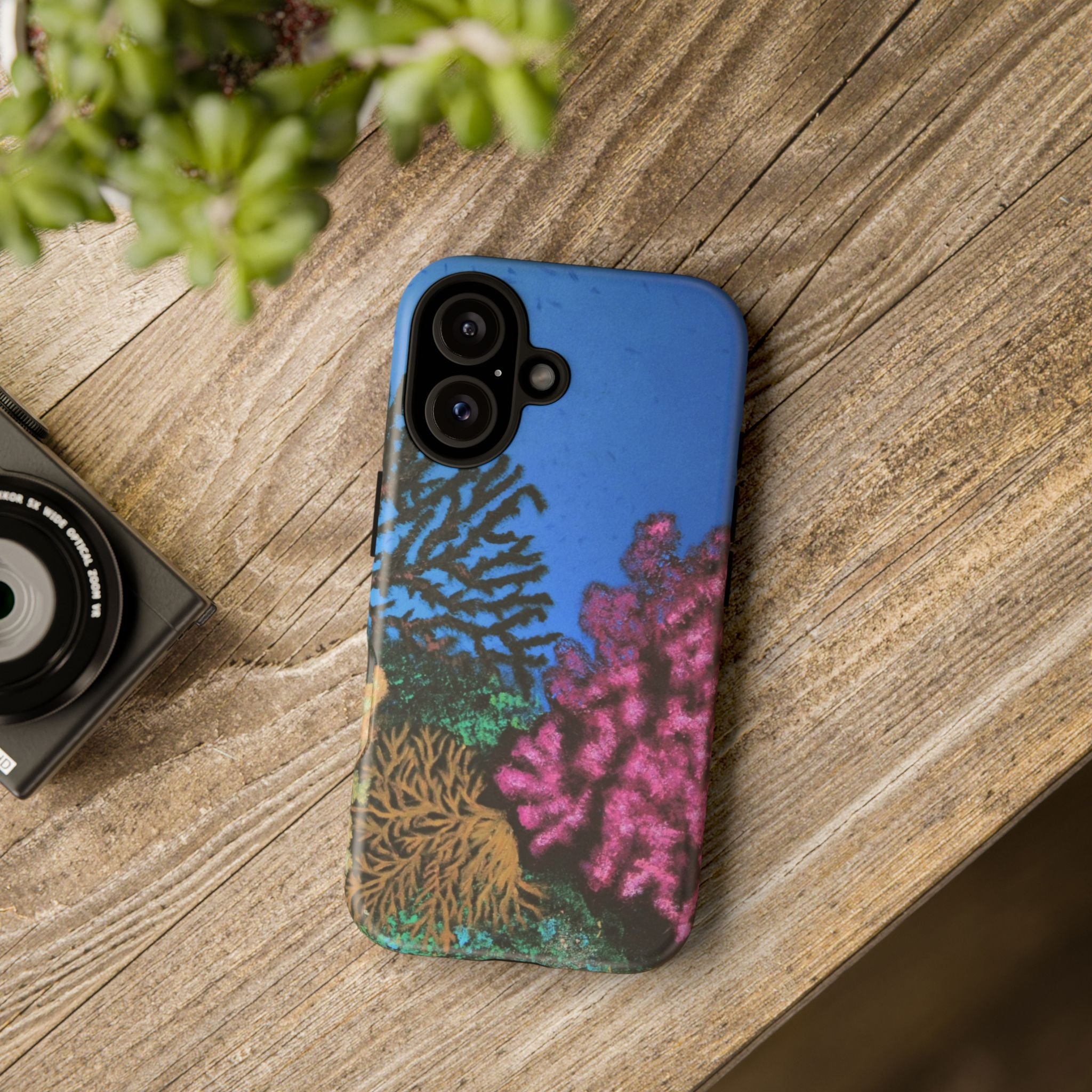 Coral Reef Tough Phone Case — Underwater Ocean Art iPhone Protector