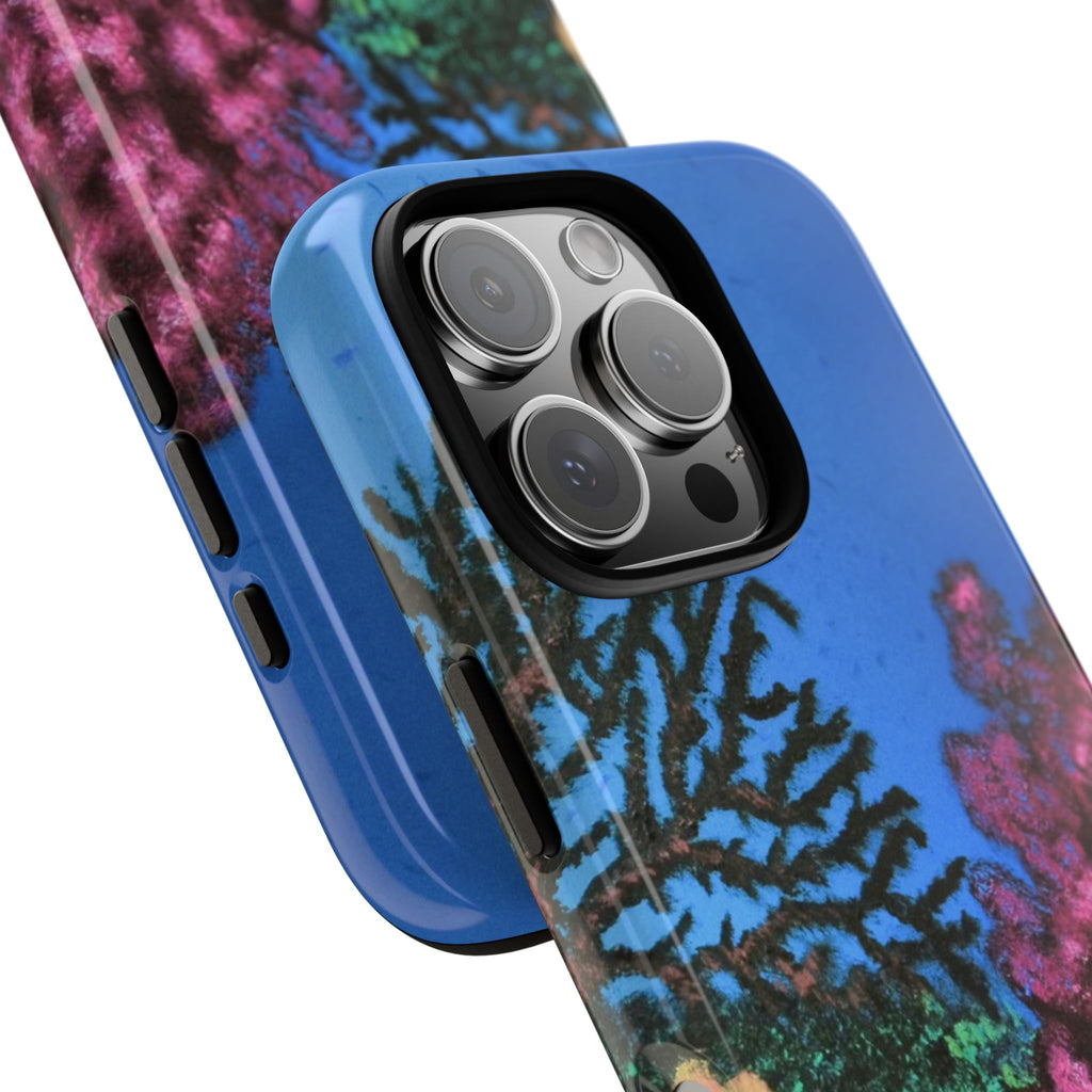 Coral Reef Tough Phone Case — Underwater Ocean Art iPhone Protector