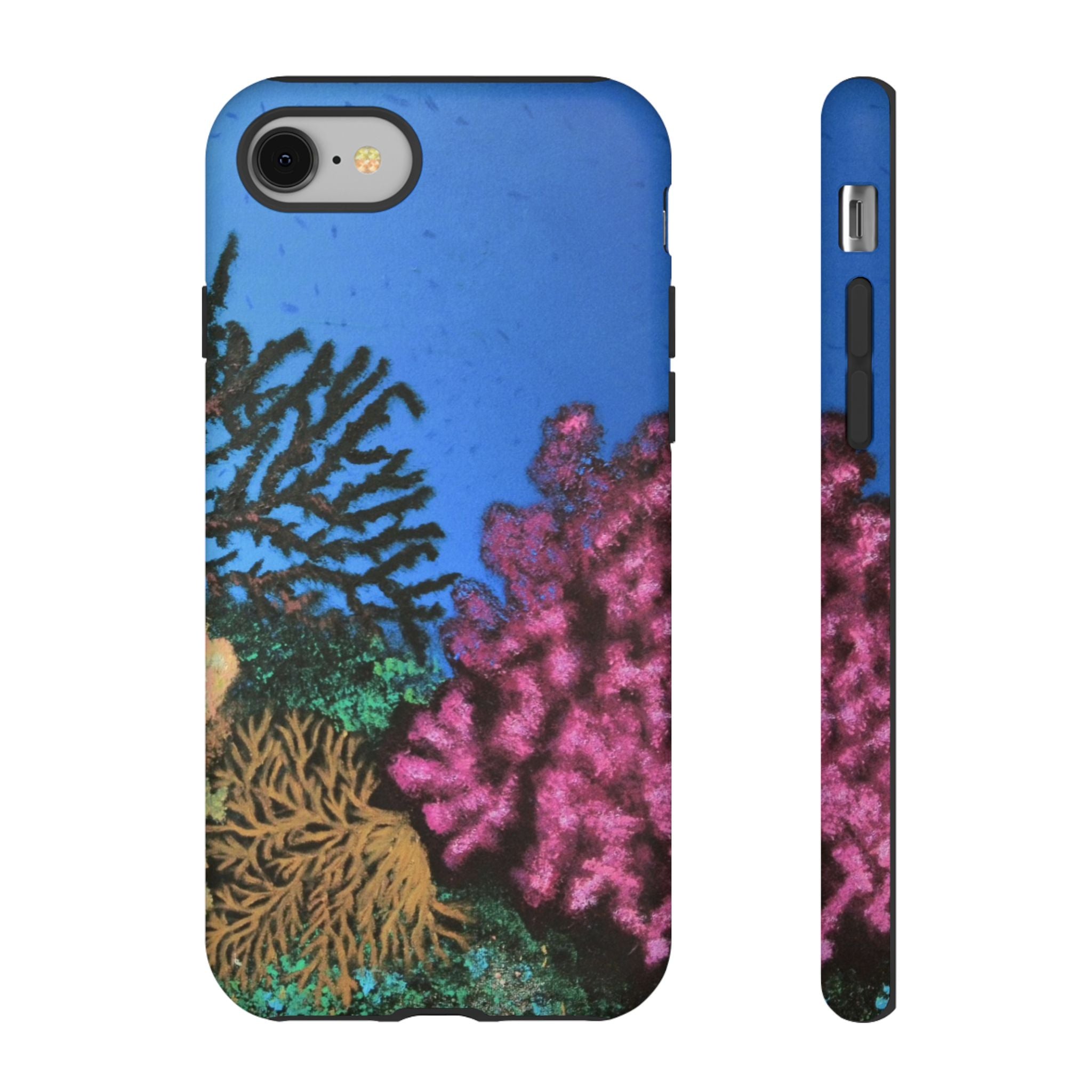 Coral Reef Tough Phone Case — Underwater Ocean Art iPhone Protector