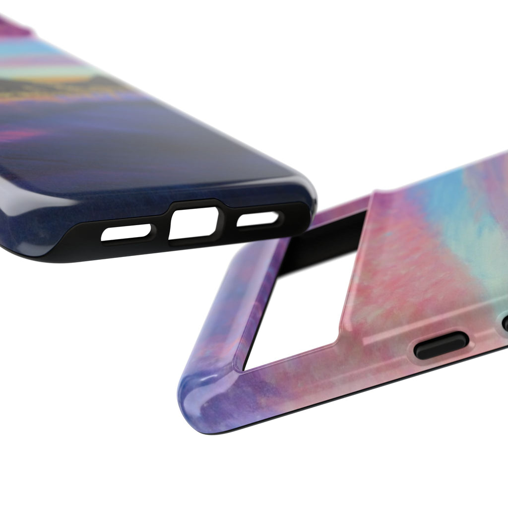 Sunset Mountain Landscape Phone Case — Colorful Sky Tough Case