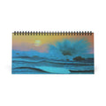 Desktop Calendar — Coastal Sunset Desk Calendar (13-Month, Spiral)