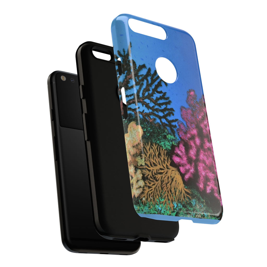 Coral Reef Tough Phone Case — Underwater Ocean Art iPhone Protector