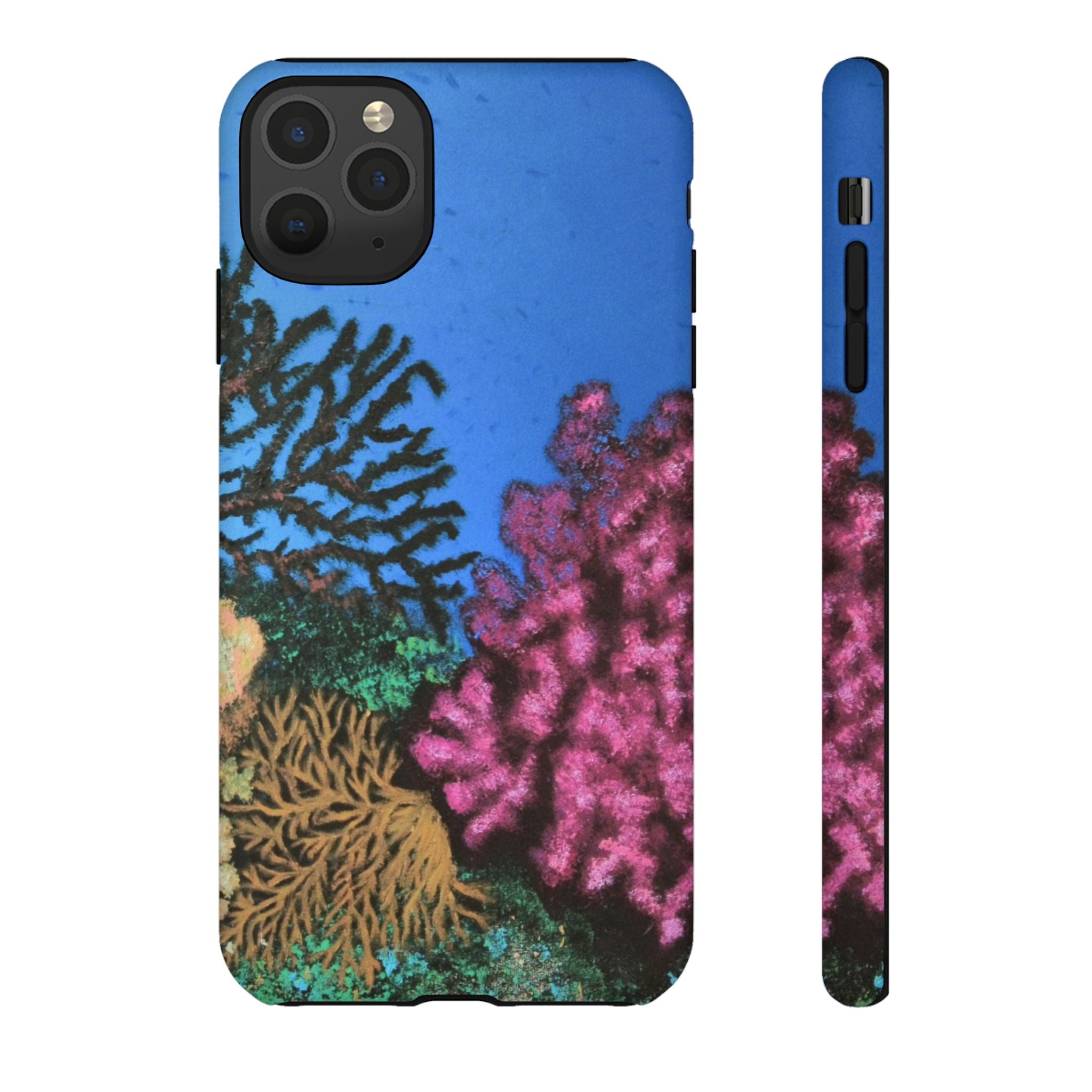 Coral Reef Tough Phone Case — Underwater Ocean Art iPhone Protector