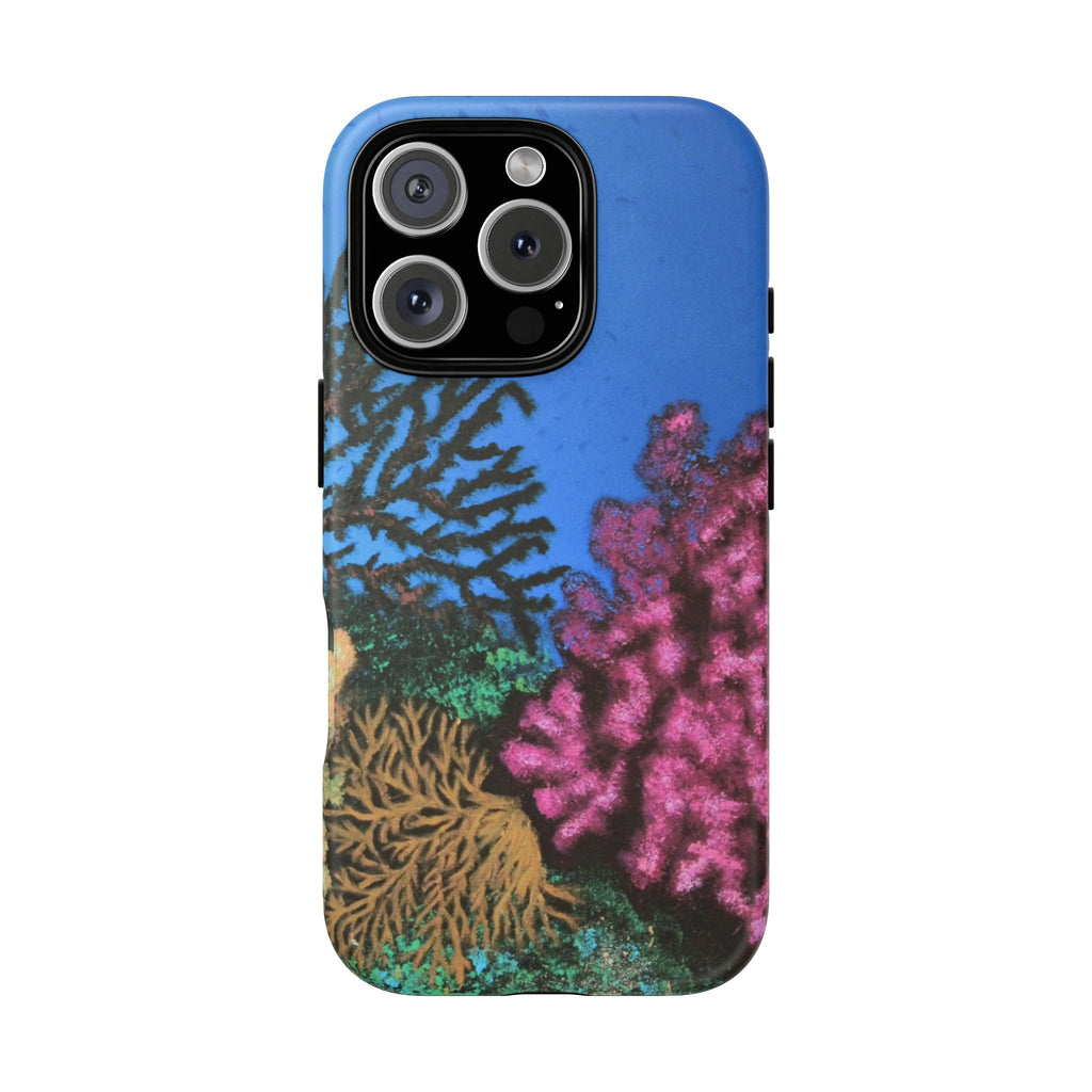 Coral Reef Tough Phone Case — Underwater Ocean Art iPhone Protector