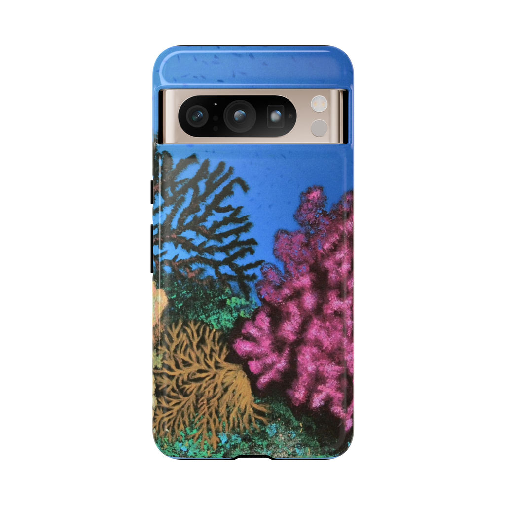 Coral Reef Tough Phone Case — Underwater Ocean Art iPhone Protector