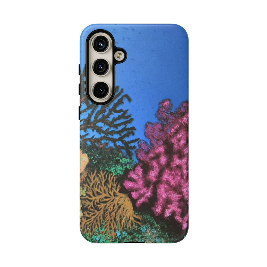 Coral Reef Tough Phone Case — Underwater Ocean Art iPhone Protector