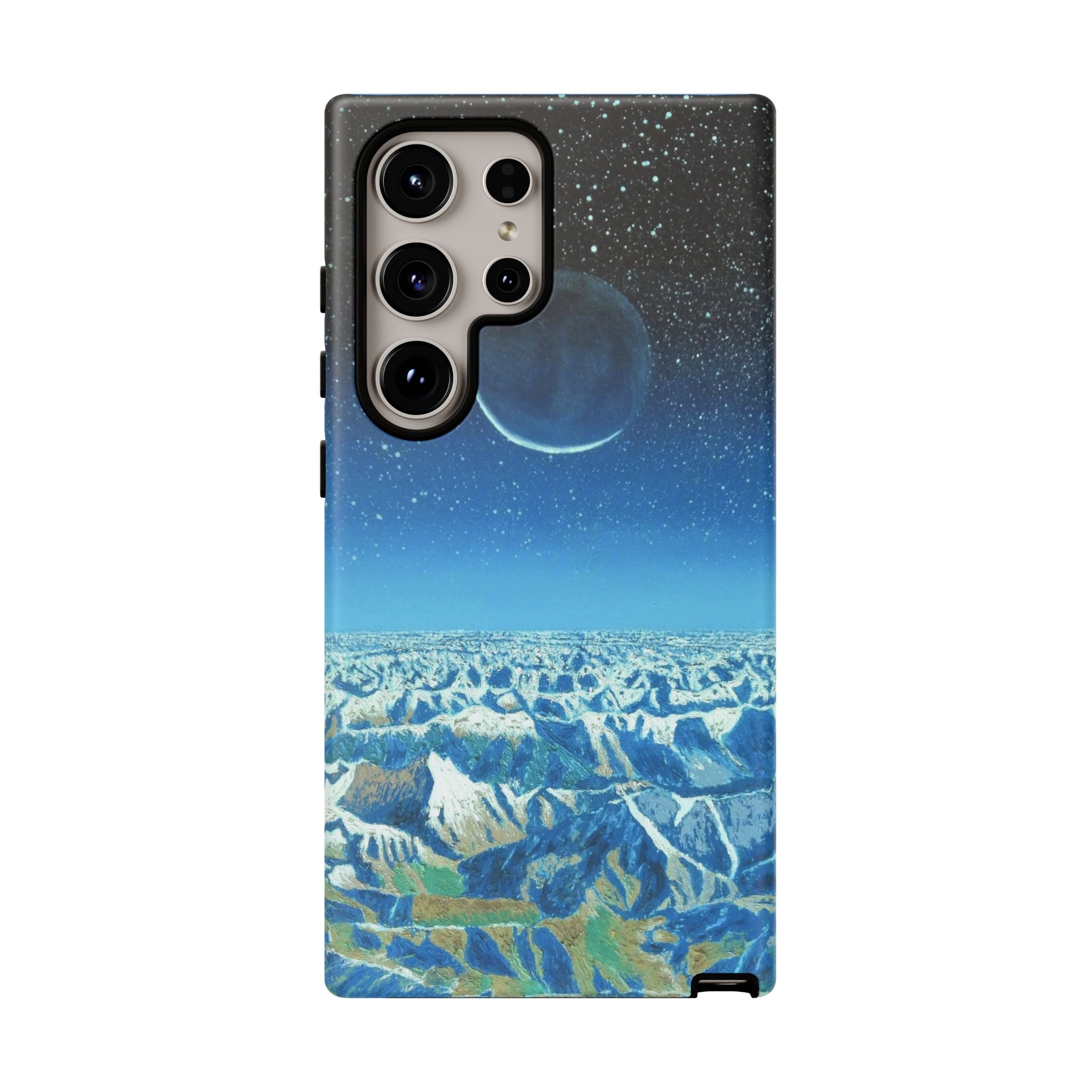 Moon- Himalayas Phone Case — Night Sky Crescent Moon Protective Tough Case