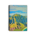 Tropical Mountain Spiral Notebook — Vibrant Kauai Coastal Art Ruled Journal