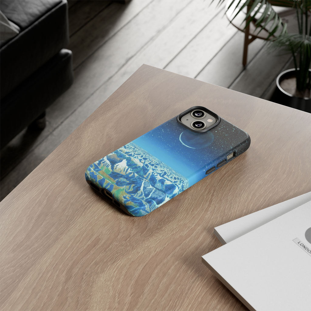 Moon- Himalayas Phone Case — Night Sky Crescent Moon Protective Tough Case