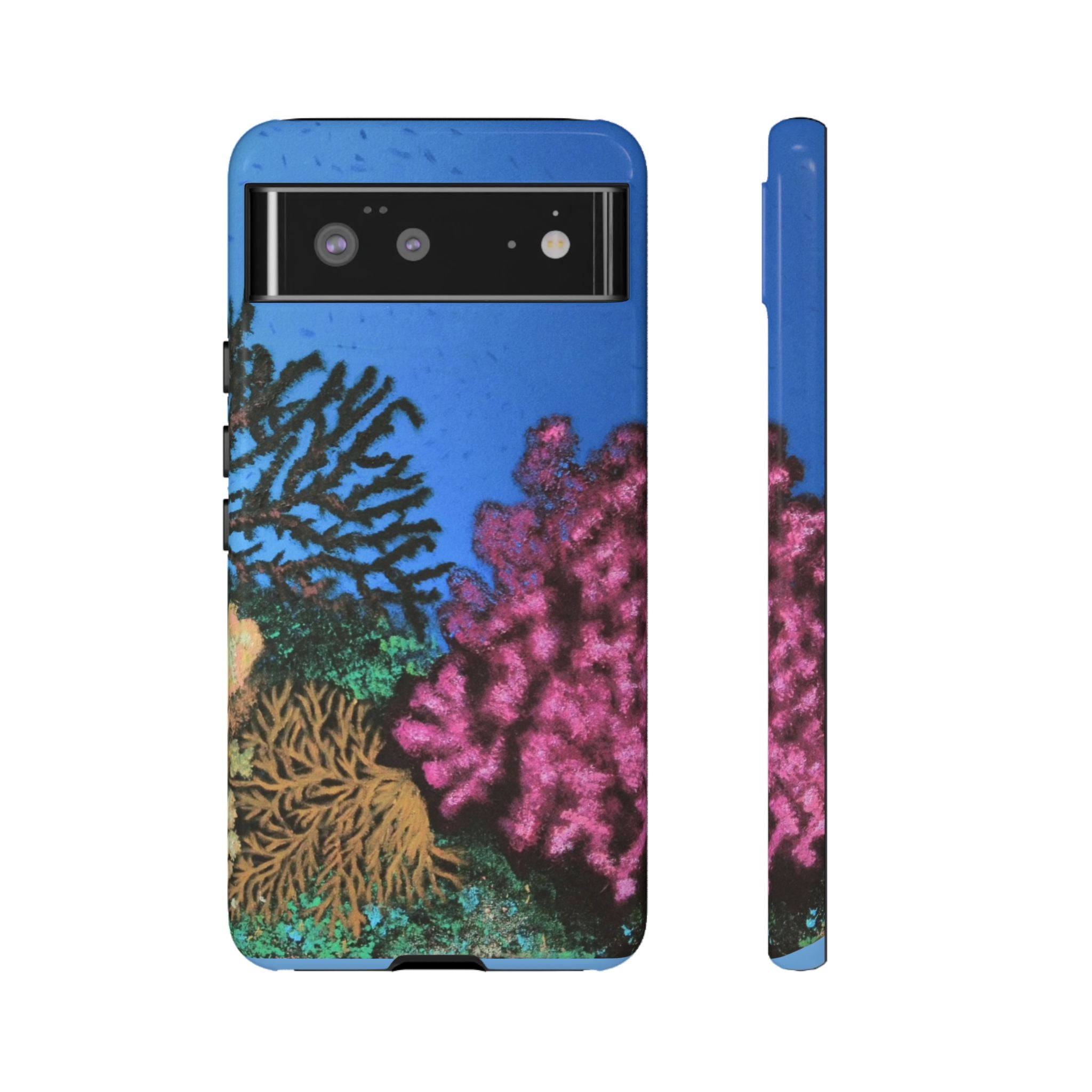 Coral Reef Tough Phone Case — Underwater Ocean Art iPhone Protector