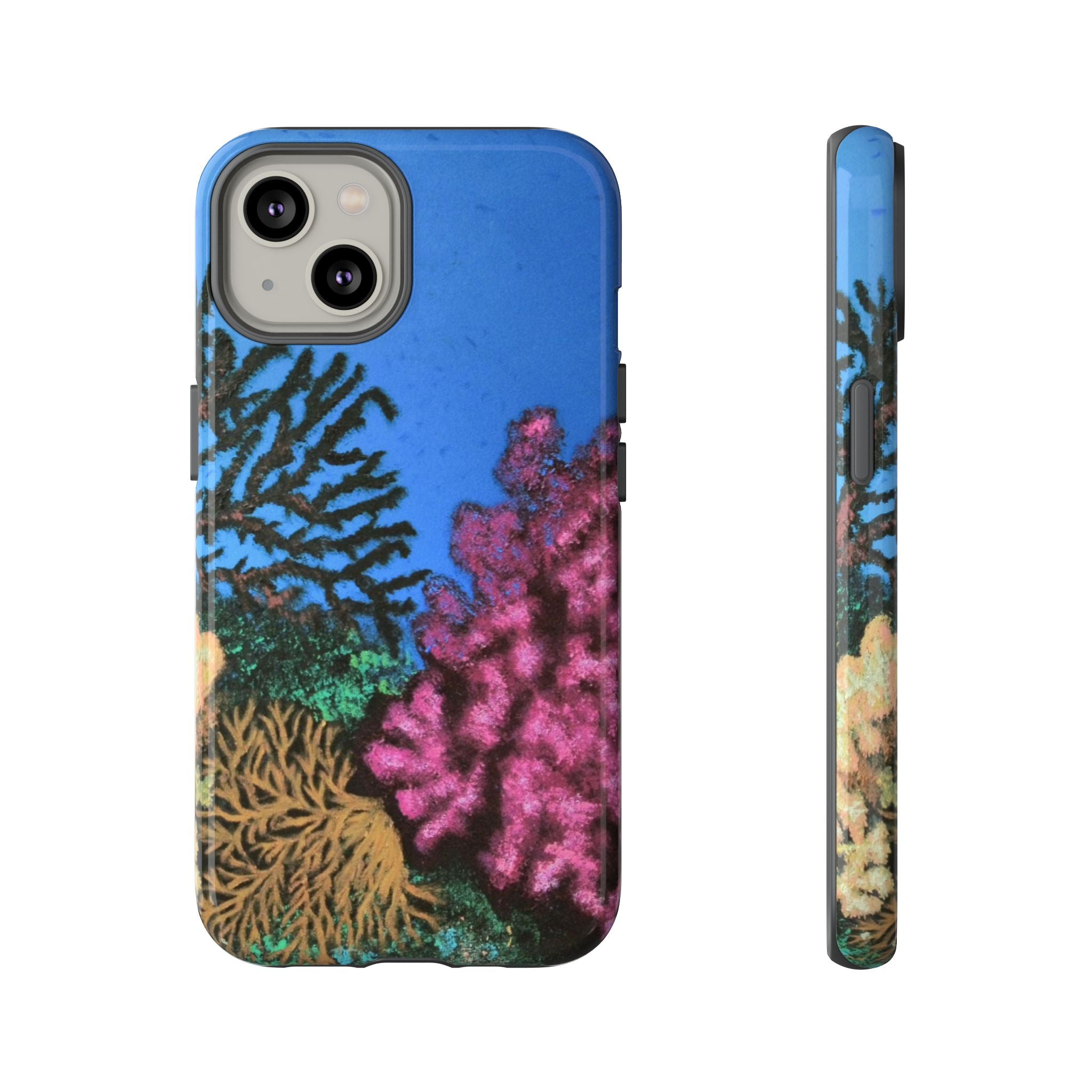 Coral Reef Tough Phone Case — Underwater Ocean Art iPhone Protector
