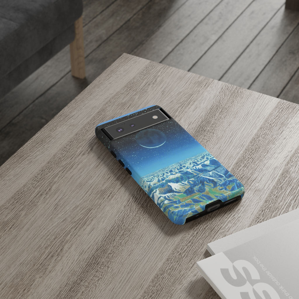 Moon- Himalayas Phone Case — Night Sky Crescent Moon Protective Tough Case