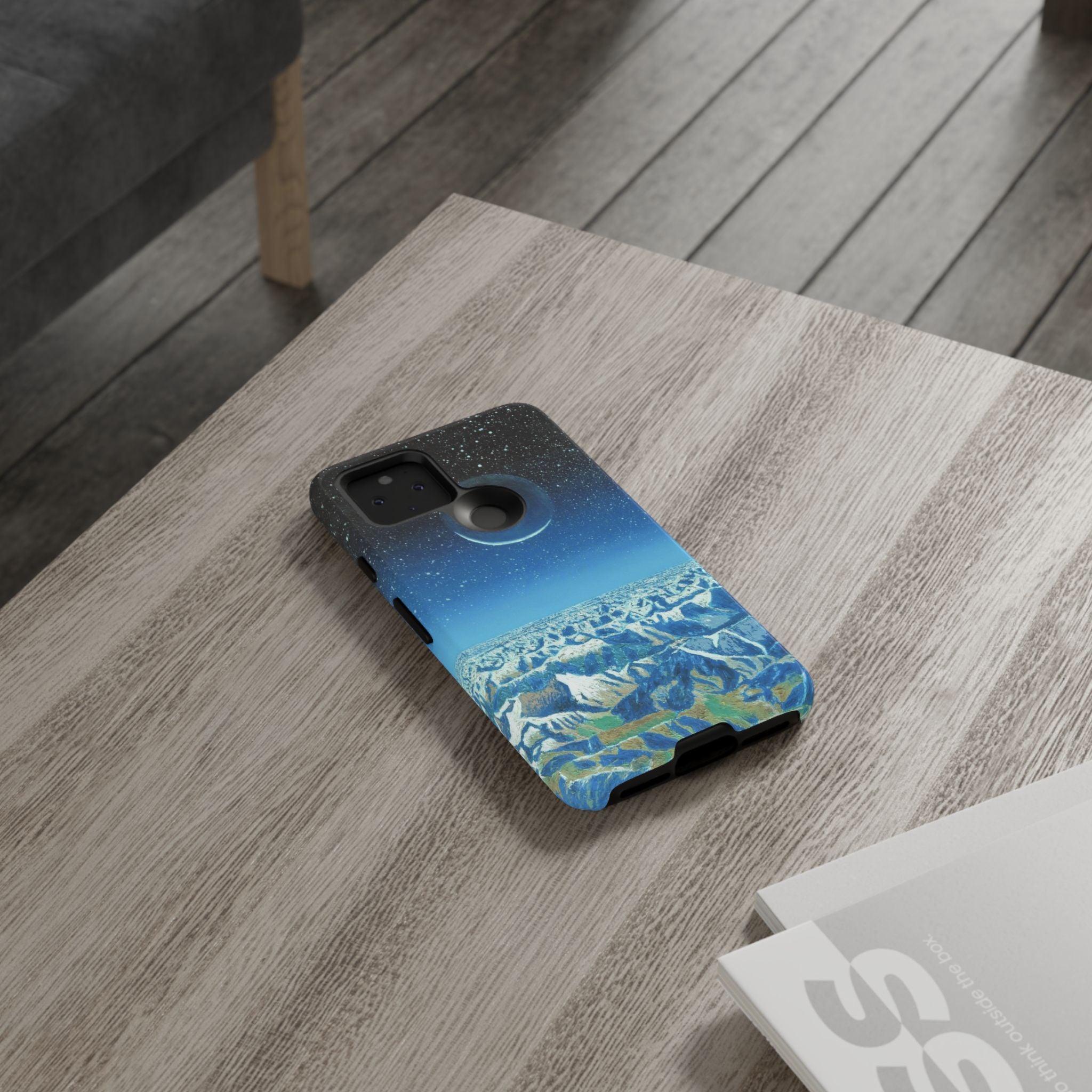Moon- Himalayas Phone Case — Night Sky Crescent Moon Protective Tough Case