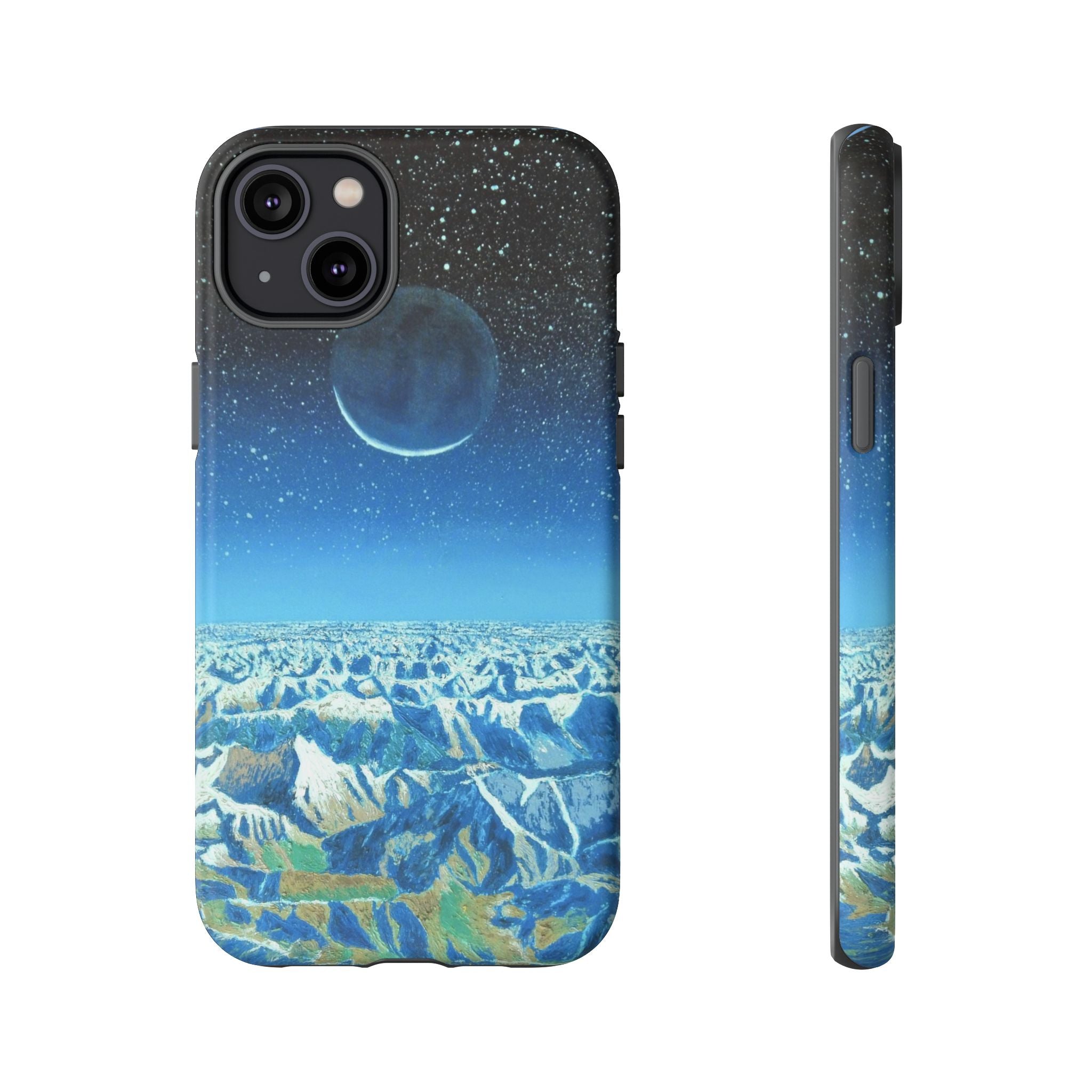 Moon- Himalayas Phone Case — Night Sky Crescent Moon Protective Tough Case