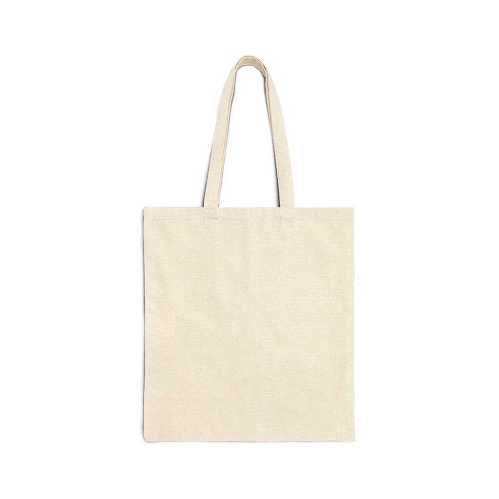 Canvas Tote Bag — Abstract Blue & Gold Wave Art Eco Shopper