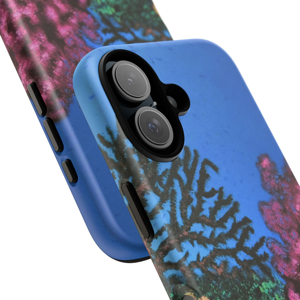 Coral Reef Tough Phone Case — Underwater Ocean Art iPhone Protector