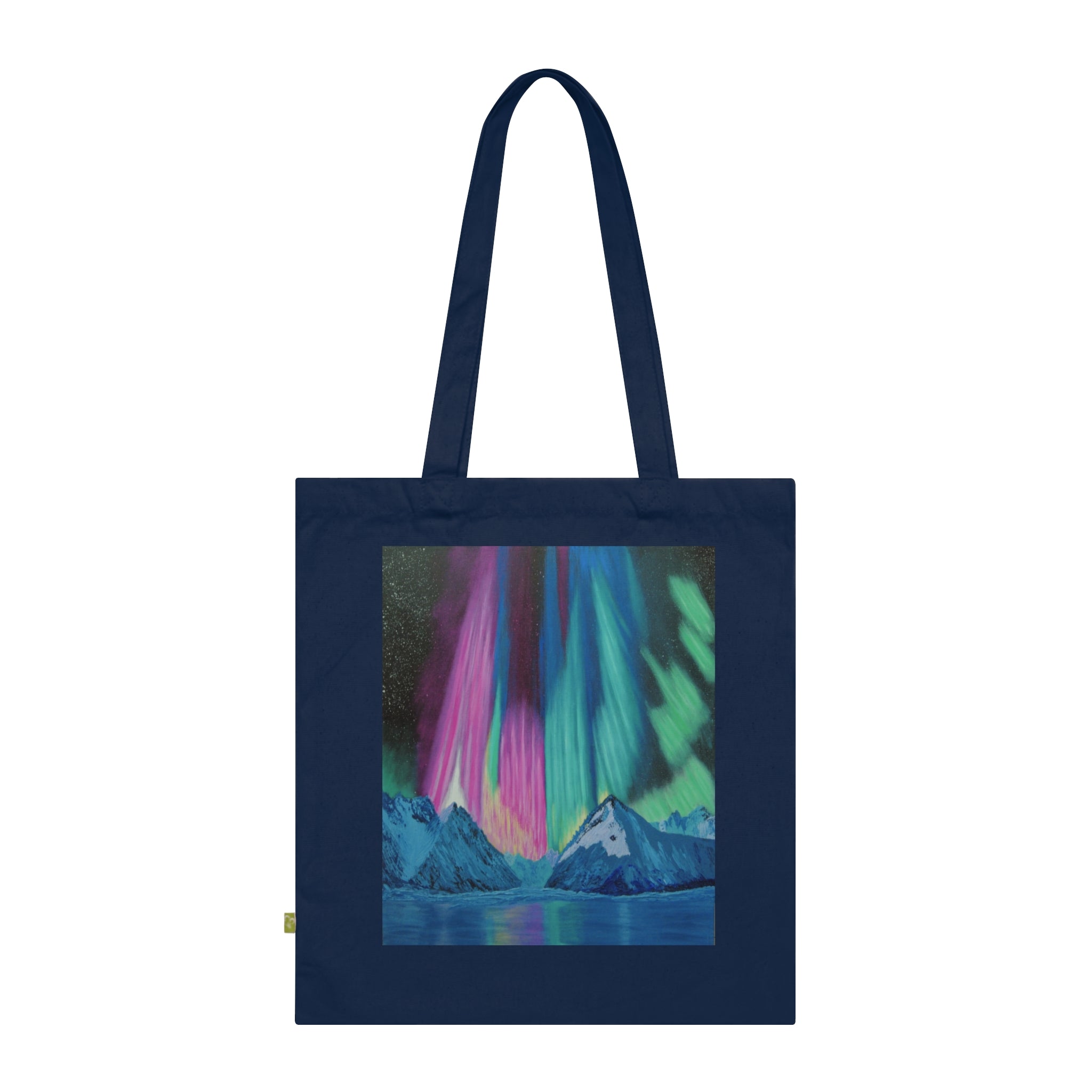 Tote Bag — Aurora Night Mountain Organic Cotton Tote