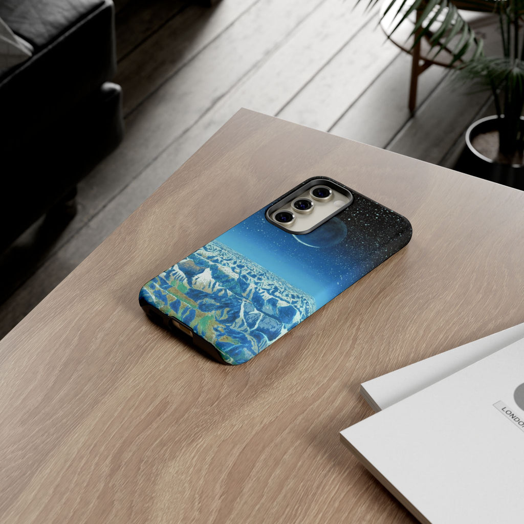 Moon- Himalayas Phone Case — Night Sky Crescent Moon Protective Tough Case