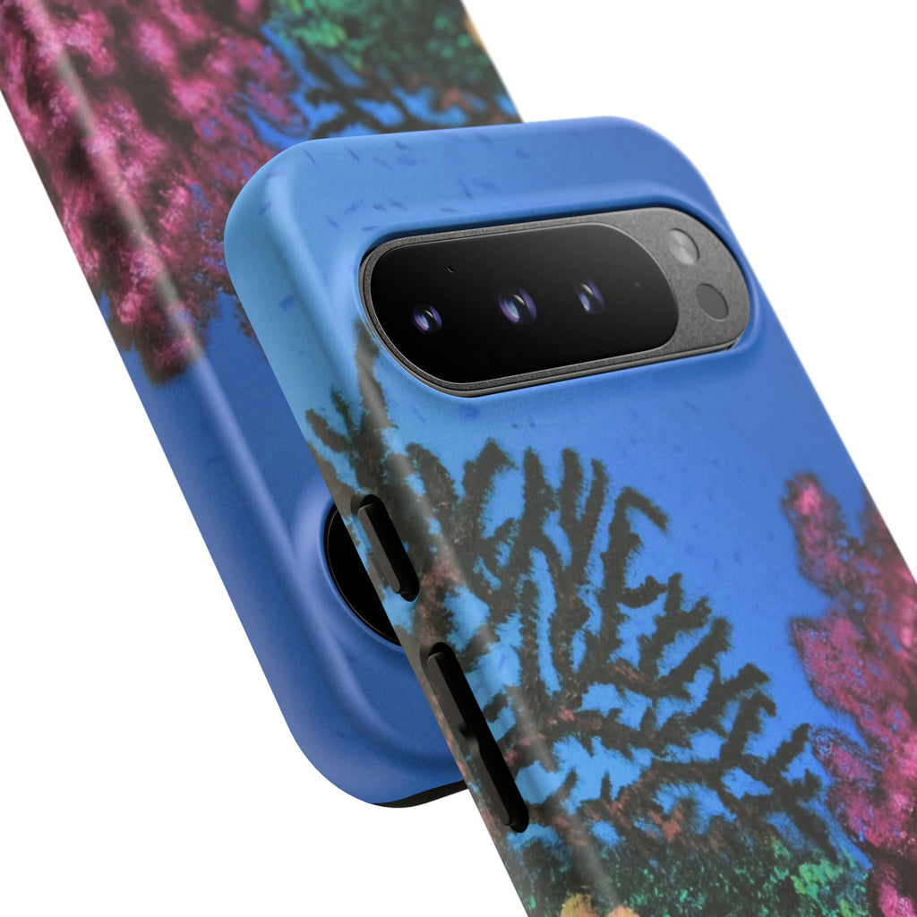 Coral Reef Tough Phone Case — Underwater Ocean Art iPhone Protector