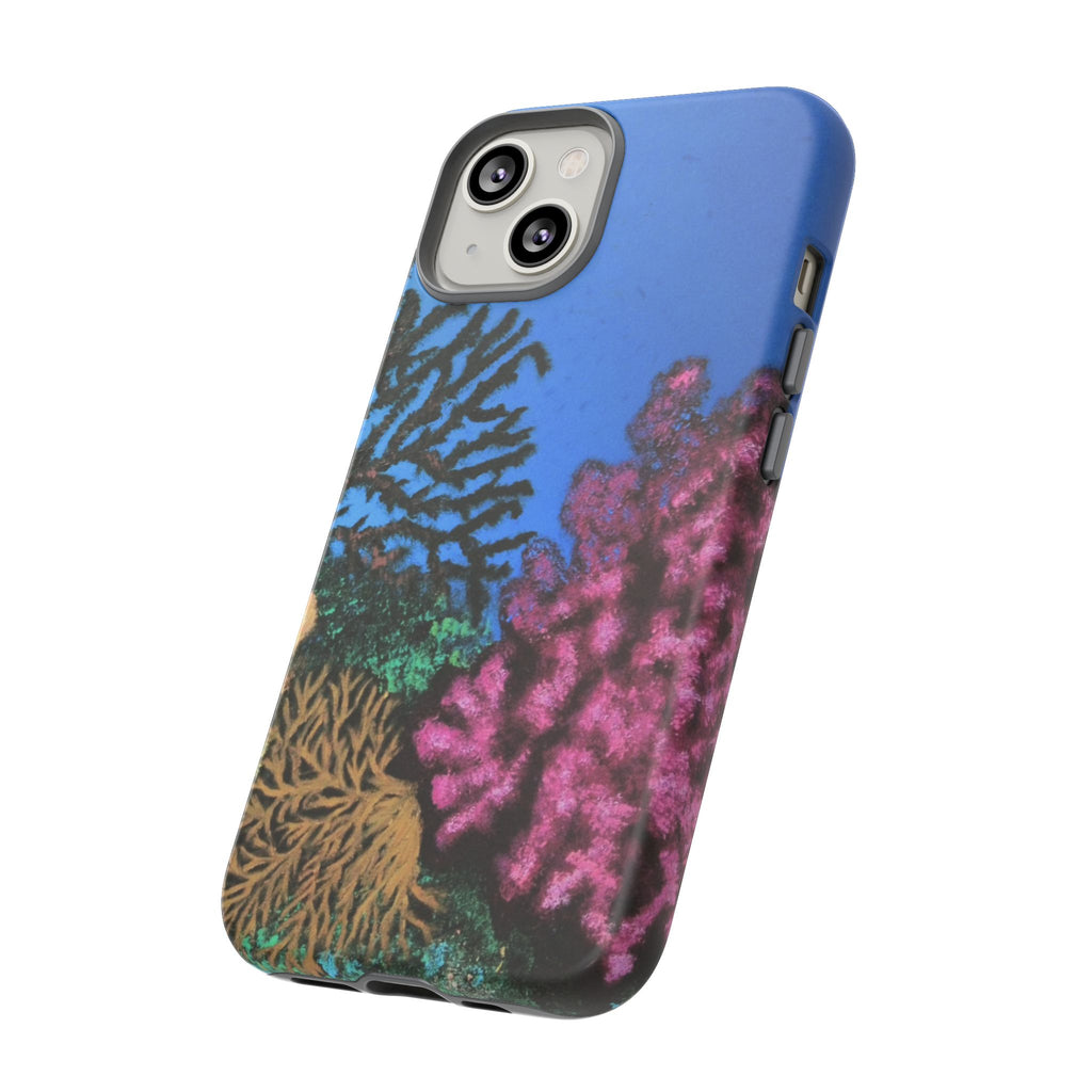 Coral Reef Tough Phone Case — Underwater Ocean Art iPhone Protector
