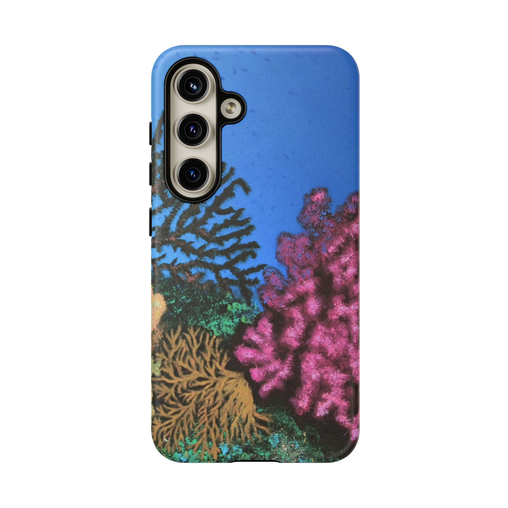 Coral Reef Tough Phone Case — Underwater Ocean Art iPhone Protector