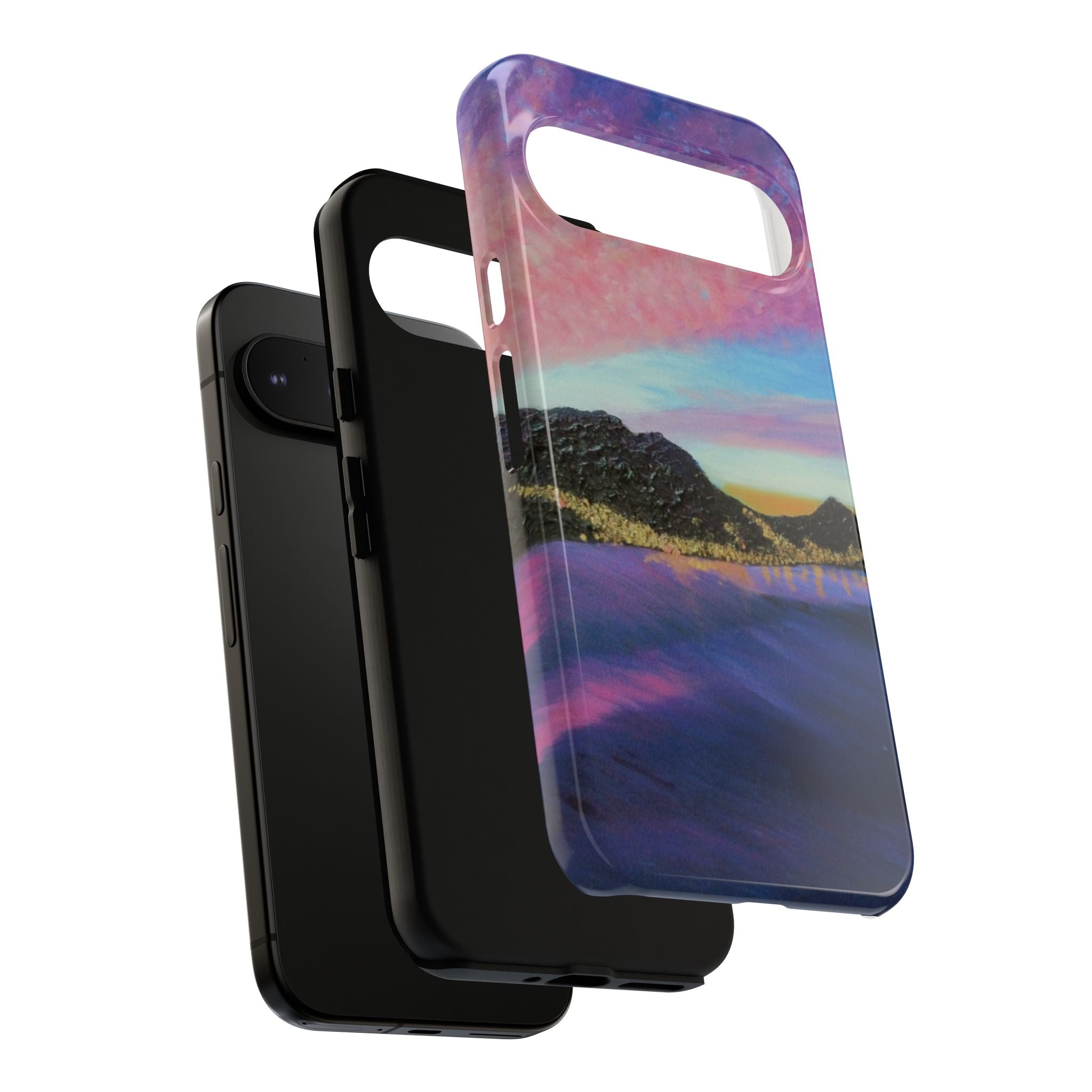 Sunset Mountain Landscape Phone Case — Colorful Sky Tough Case