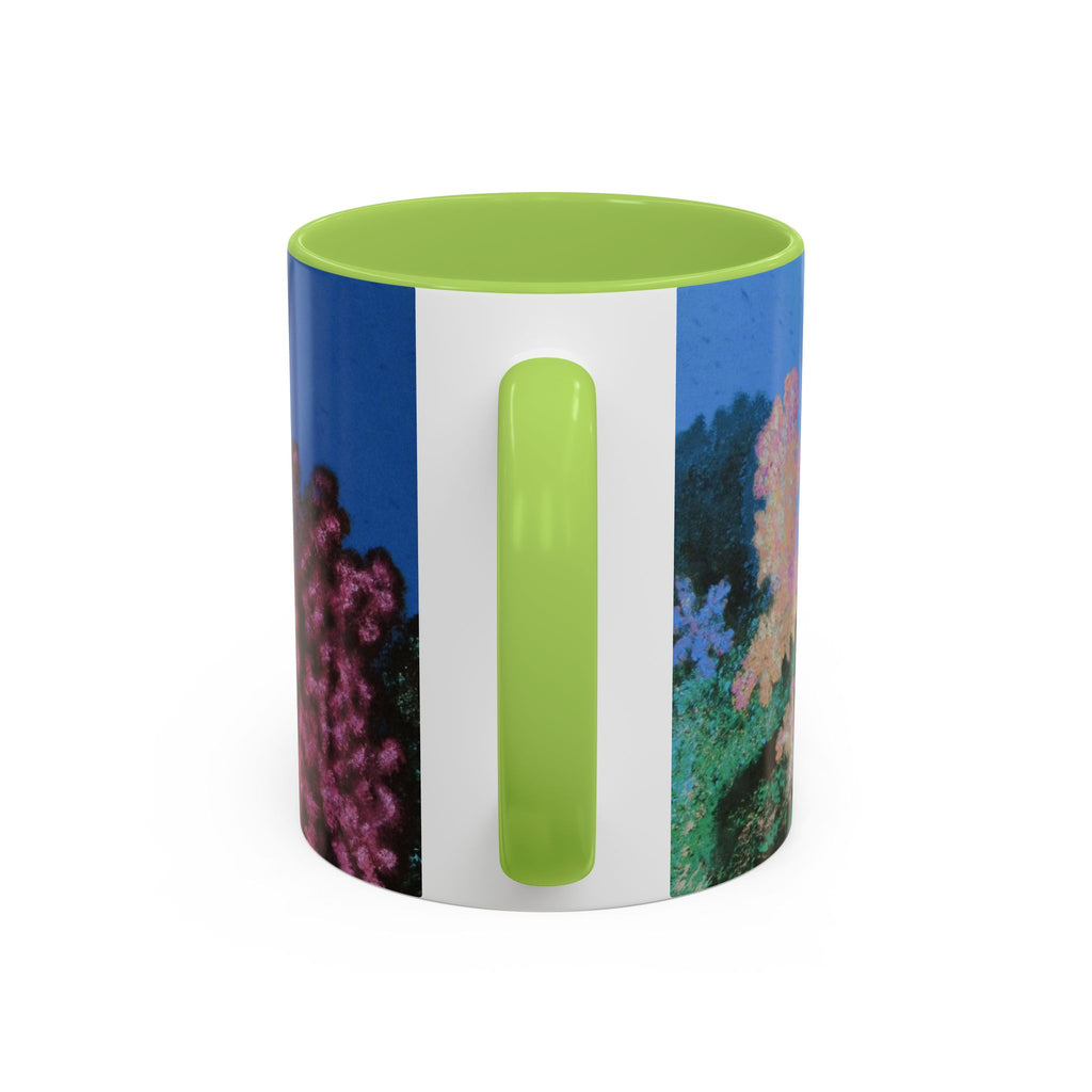 Coral Reef Accent Coffee Mug — Ocean Underwater Sea Life Design