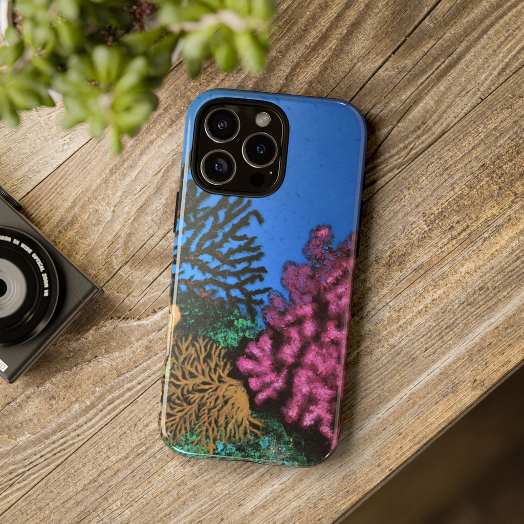 Coral Reef Tough Phone Case — Underwater Ocean Art iPhone Protector