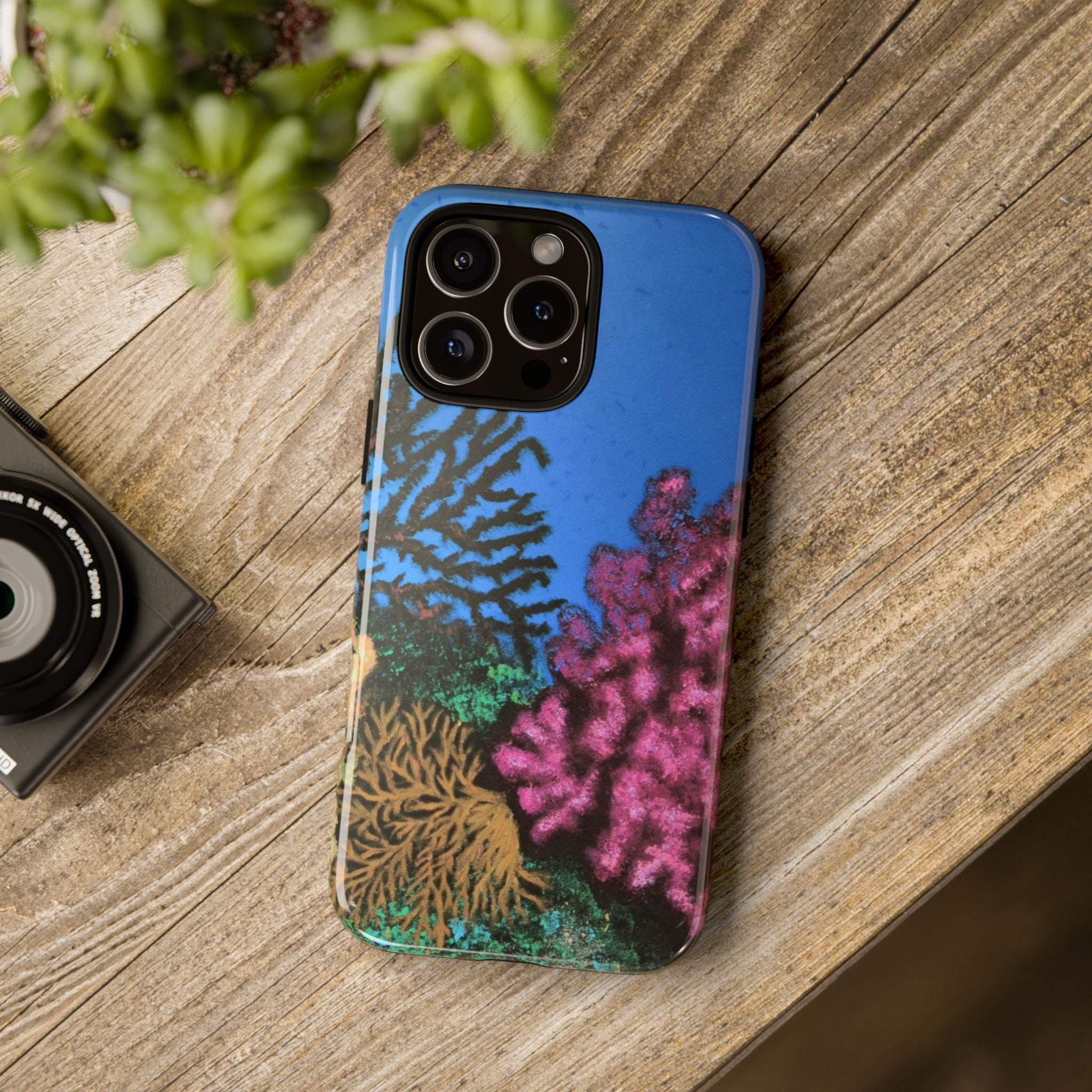 Coral Reef Tough Phone Case — Underwater Ocean Art iPhone Protector
