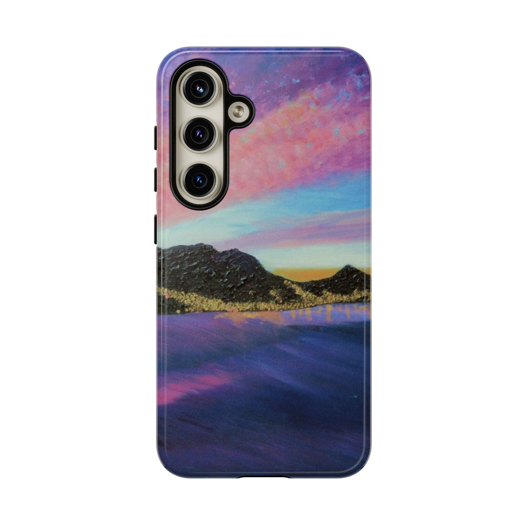 Sunset Mountain Landscape Phone Case — Colorful Sky Tough Case