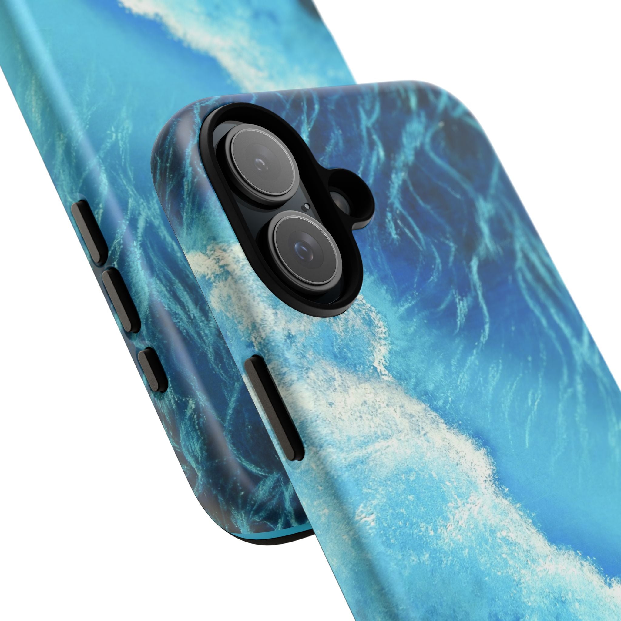 Ocean Wave Tough Phone Case — Blue Sea Water Protective Cover