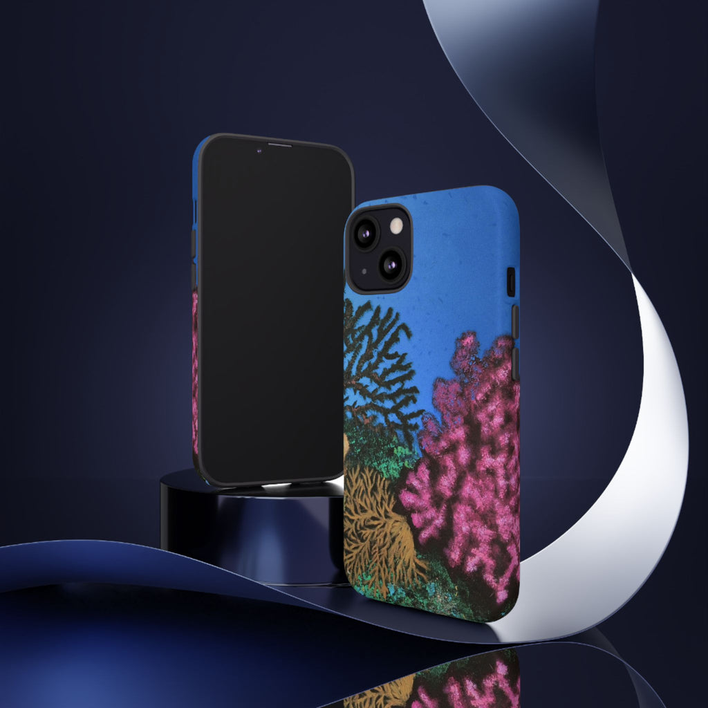 Coral Reef Tough Phone Case — Underwater Ocean Art iPhone Protector