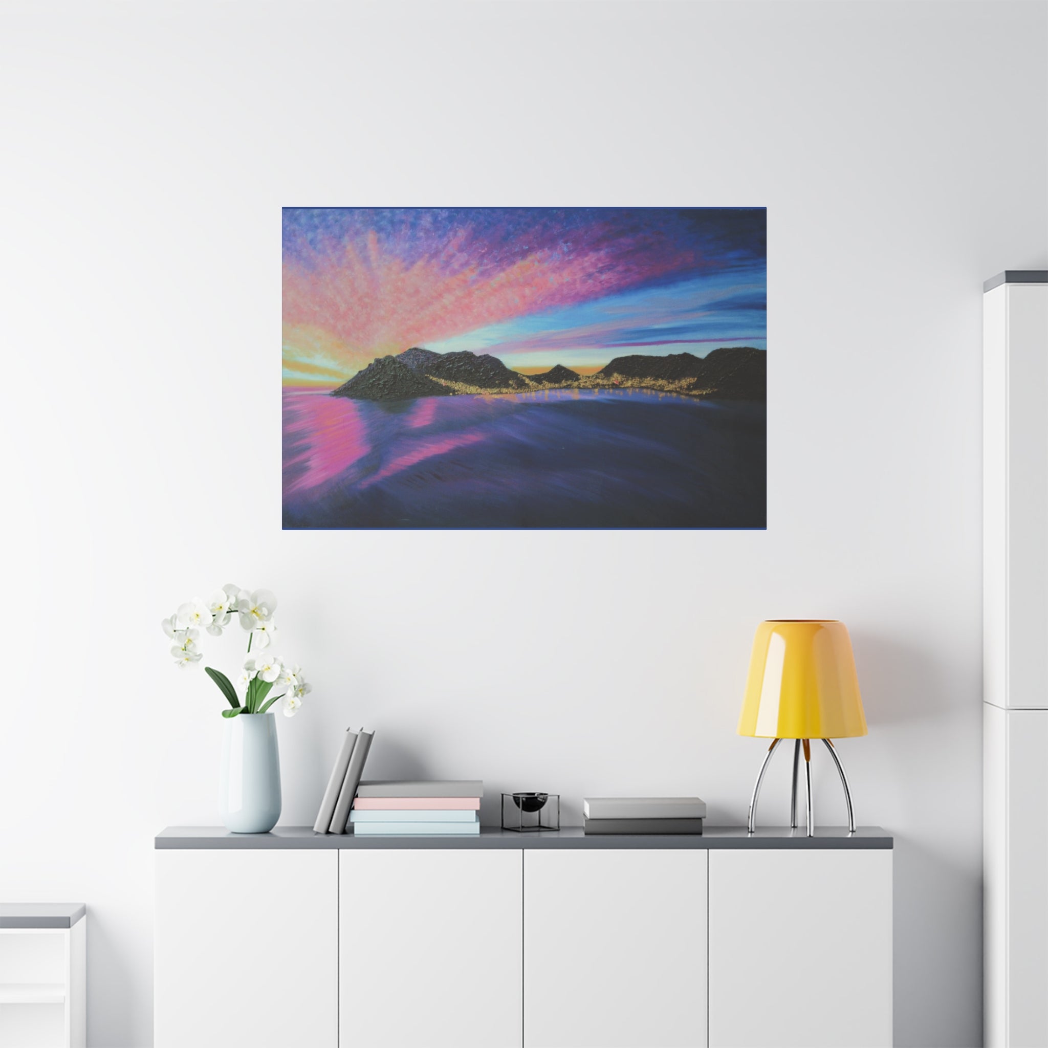 Cape Town at Sunset canvas Print