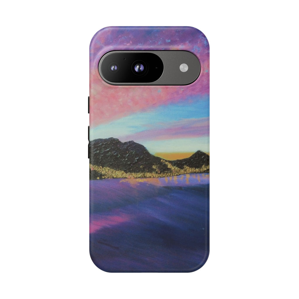 Sunset Mountain Landscape Phone Case — Colorful Sky Tough Case