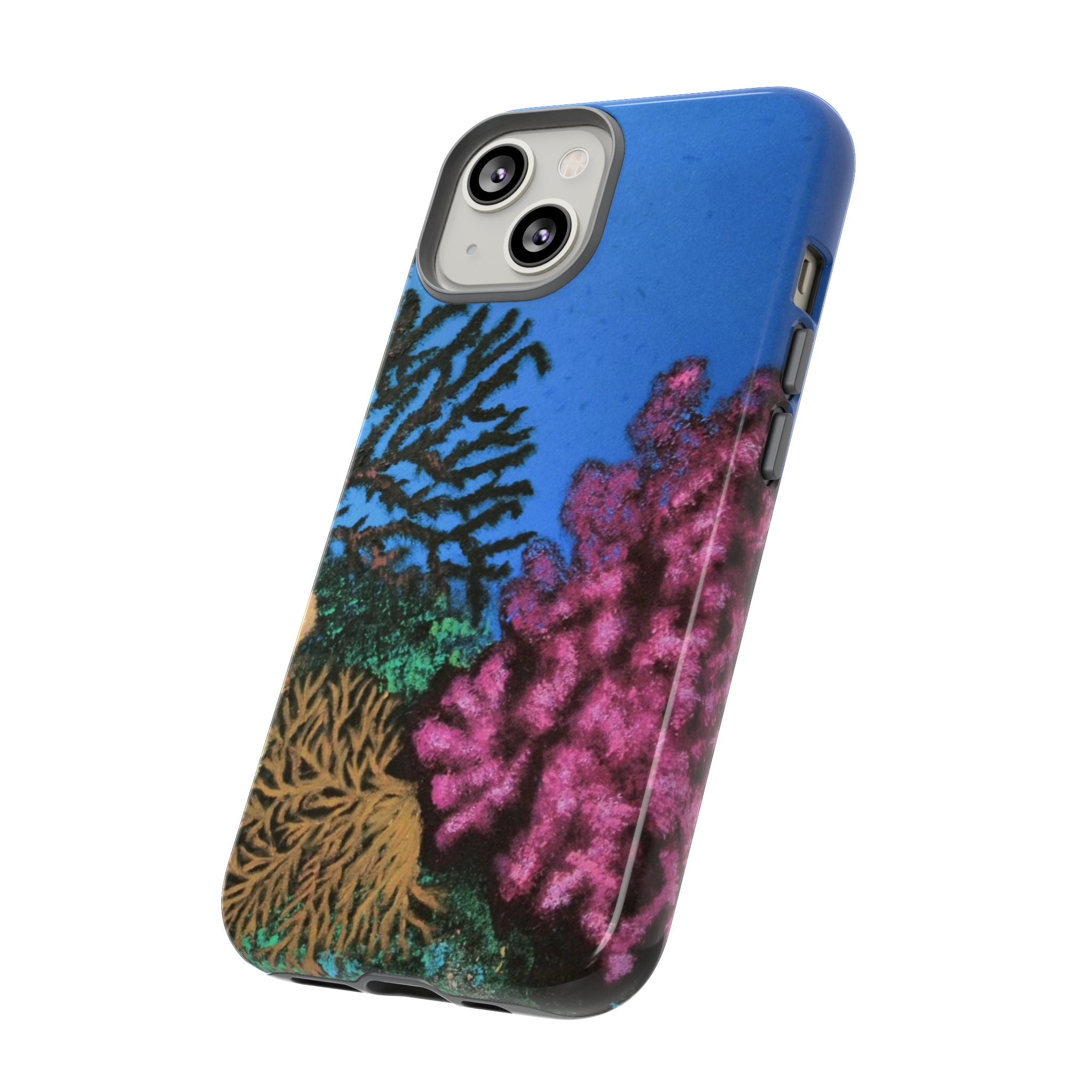 Coral Reef Tough Phone Case — Underwater Ocean Art iPhone Protector