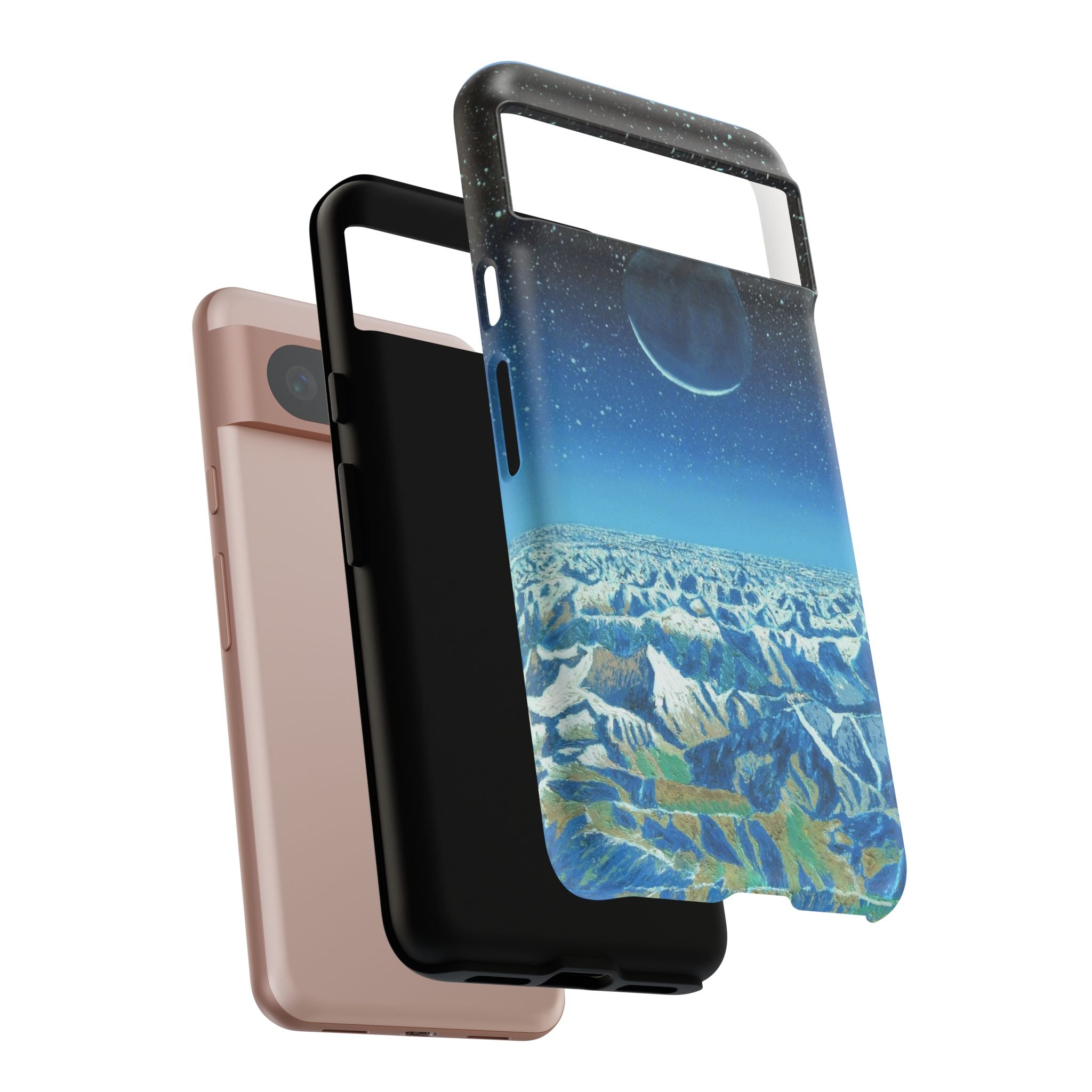 Moon- Himalayas Phone Case — Night Sky Crescent Moon Protective Tough Case