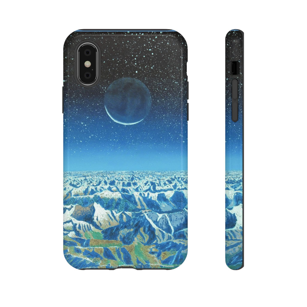 Moon- Himalayas Phone Case — Night Sky Crescent Moon Protective Tough Case