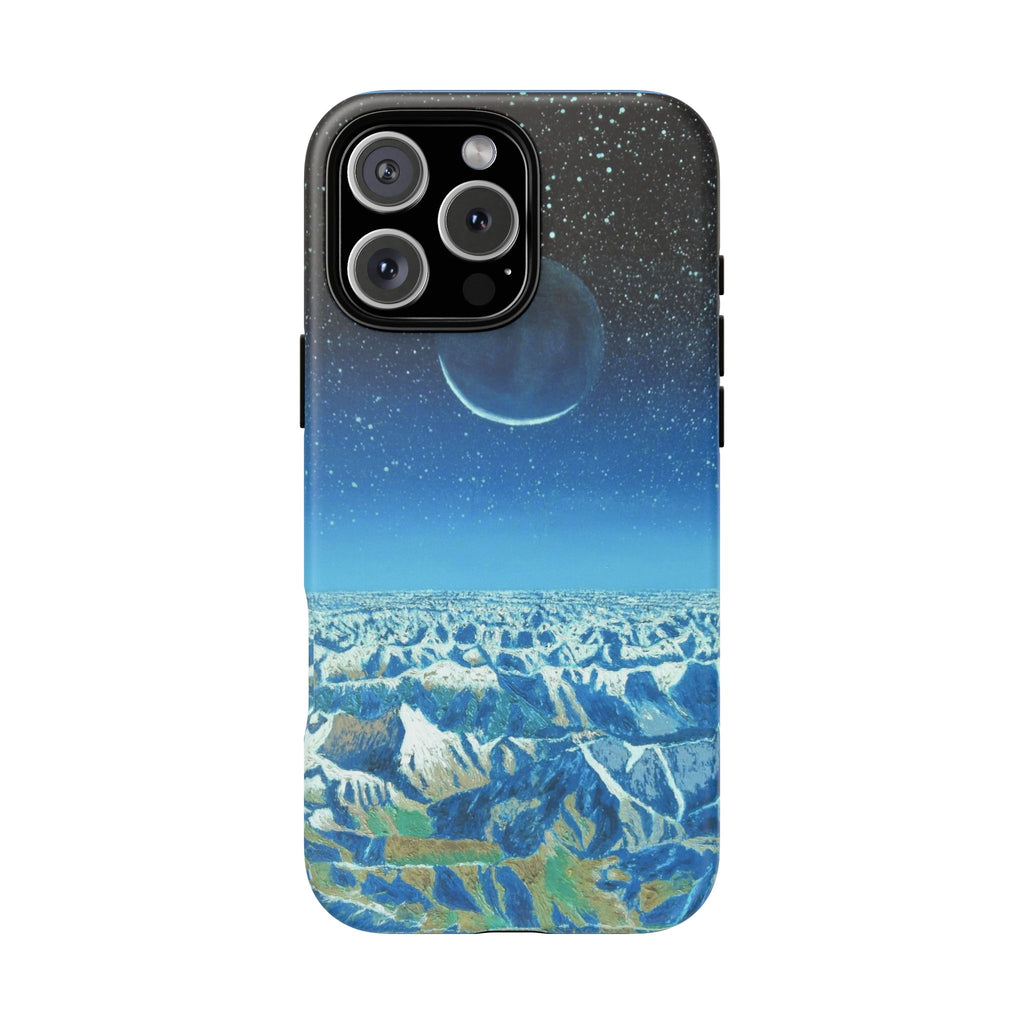 Moon- Himalayas Phone Case — Night Sky Crescent Moon Protective Tough Case
