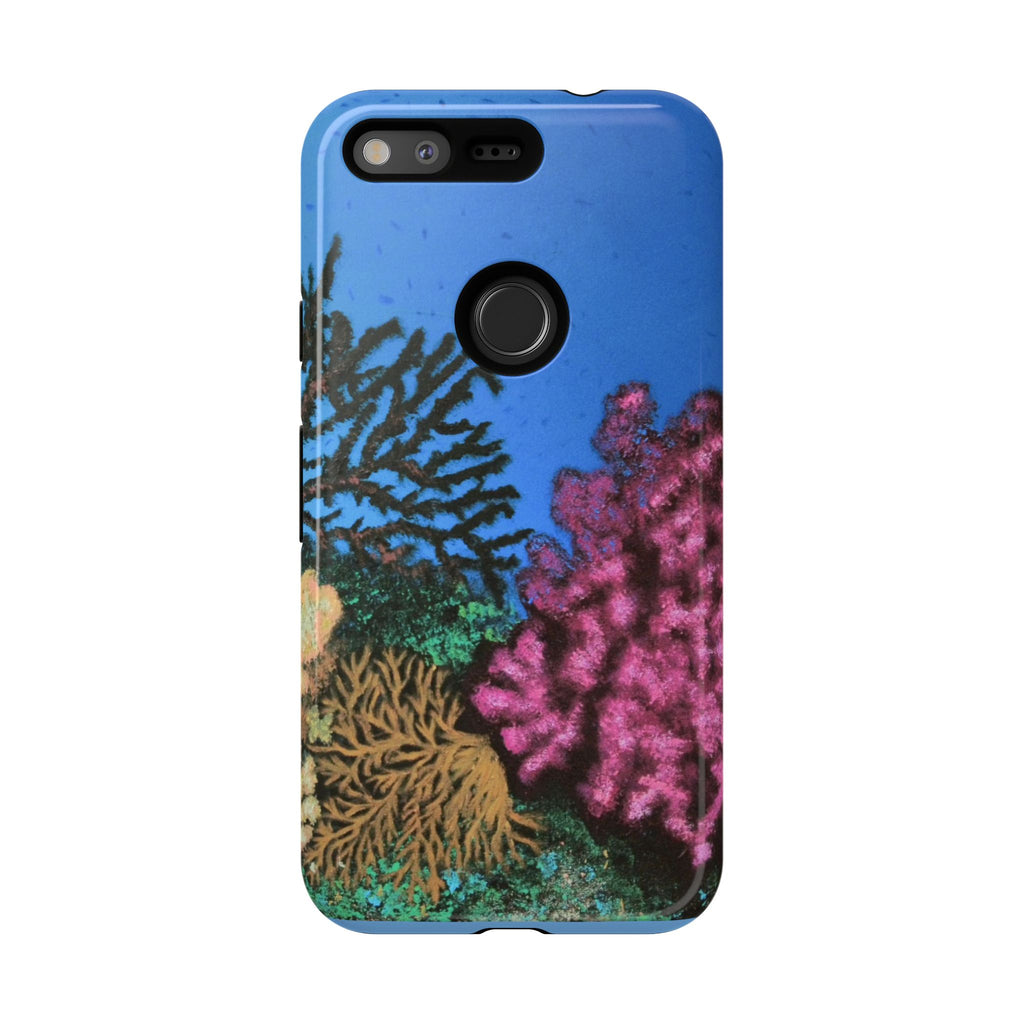 Coral Reef Tough Phone Case — Underwater Ocean Art iPhone Protector