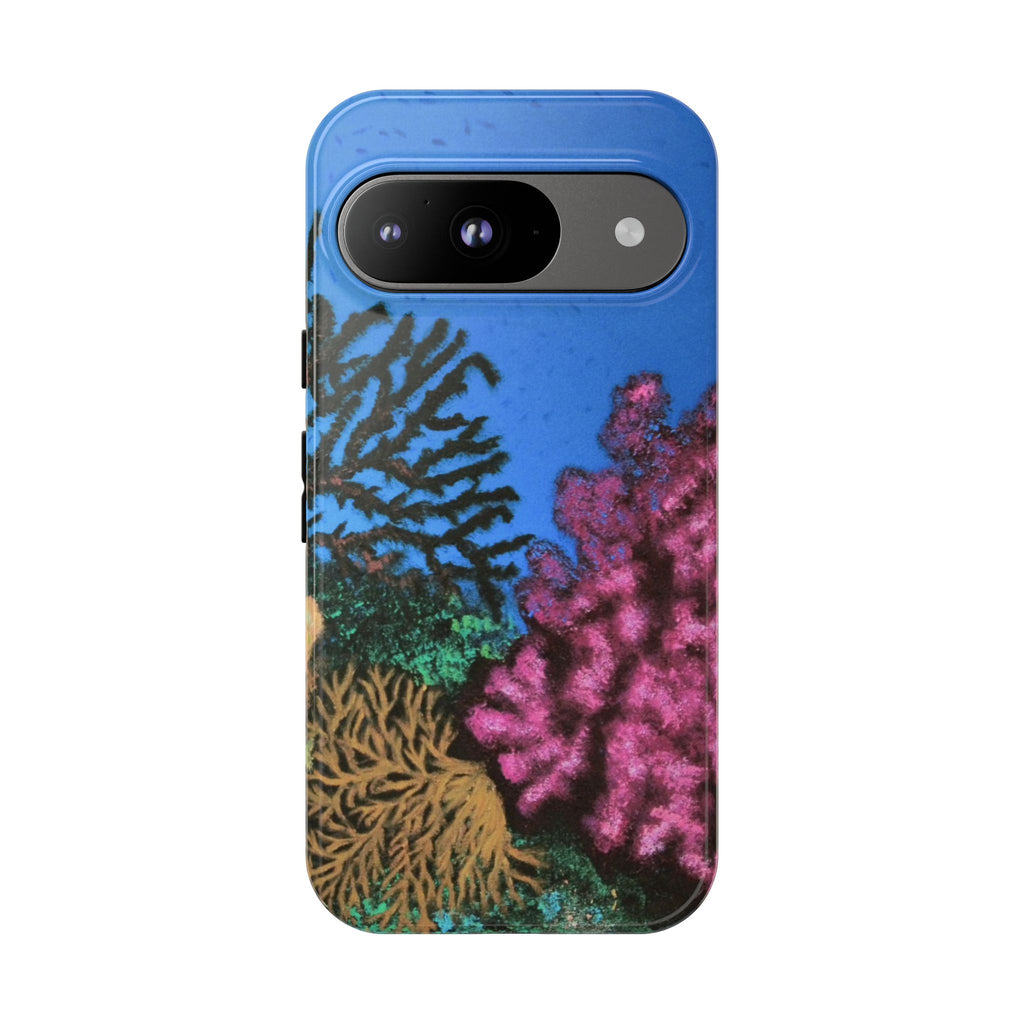 Coral Reef Tough Phone Case — Underwater Ocean Art iPhone Protector