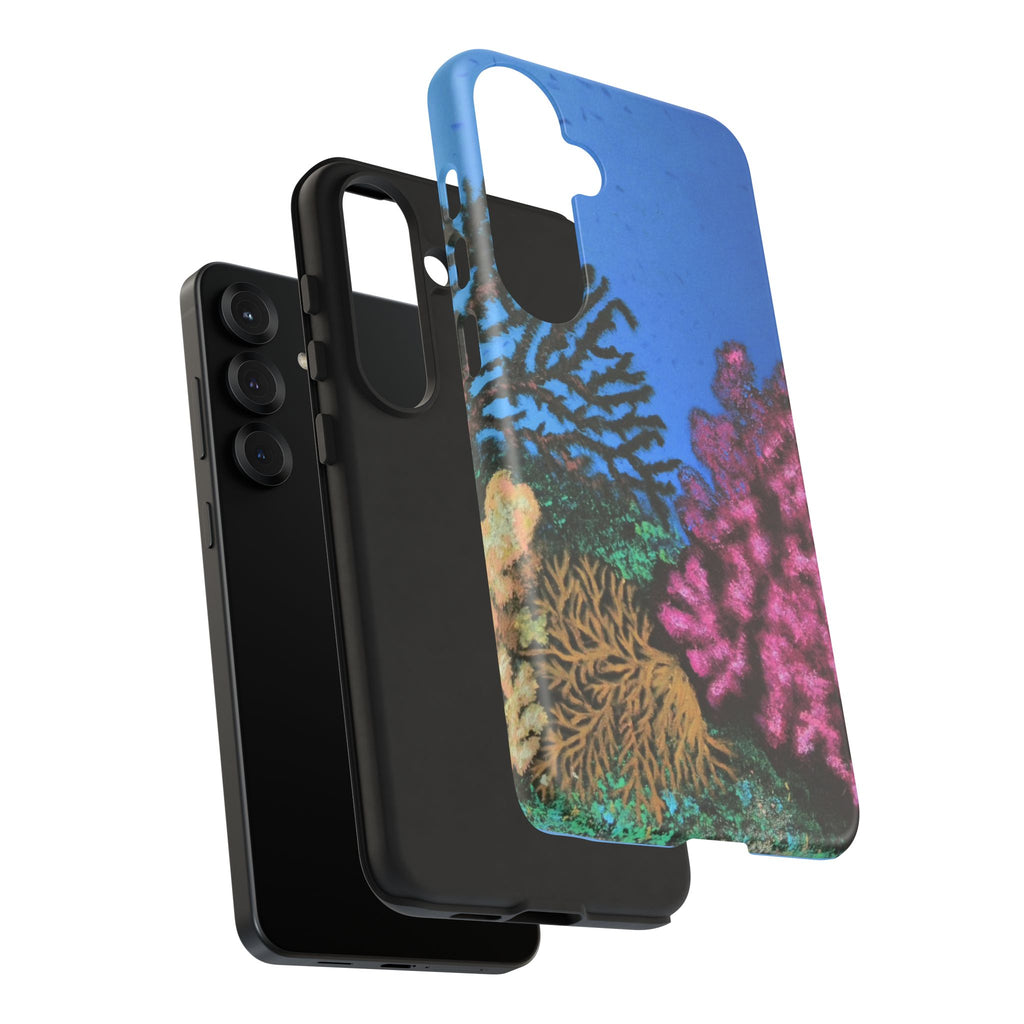 Coral Reef Tough Phone Case — Underwater Ocean Art iPhone Protector
