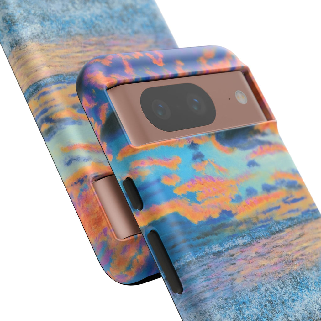 Beach Sunset Phone Case — Tropical Ocean Waves Protective iPhone Cover