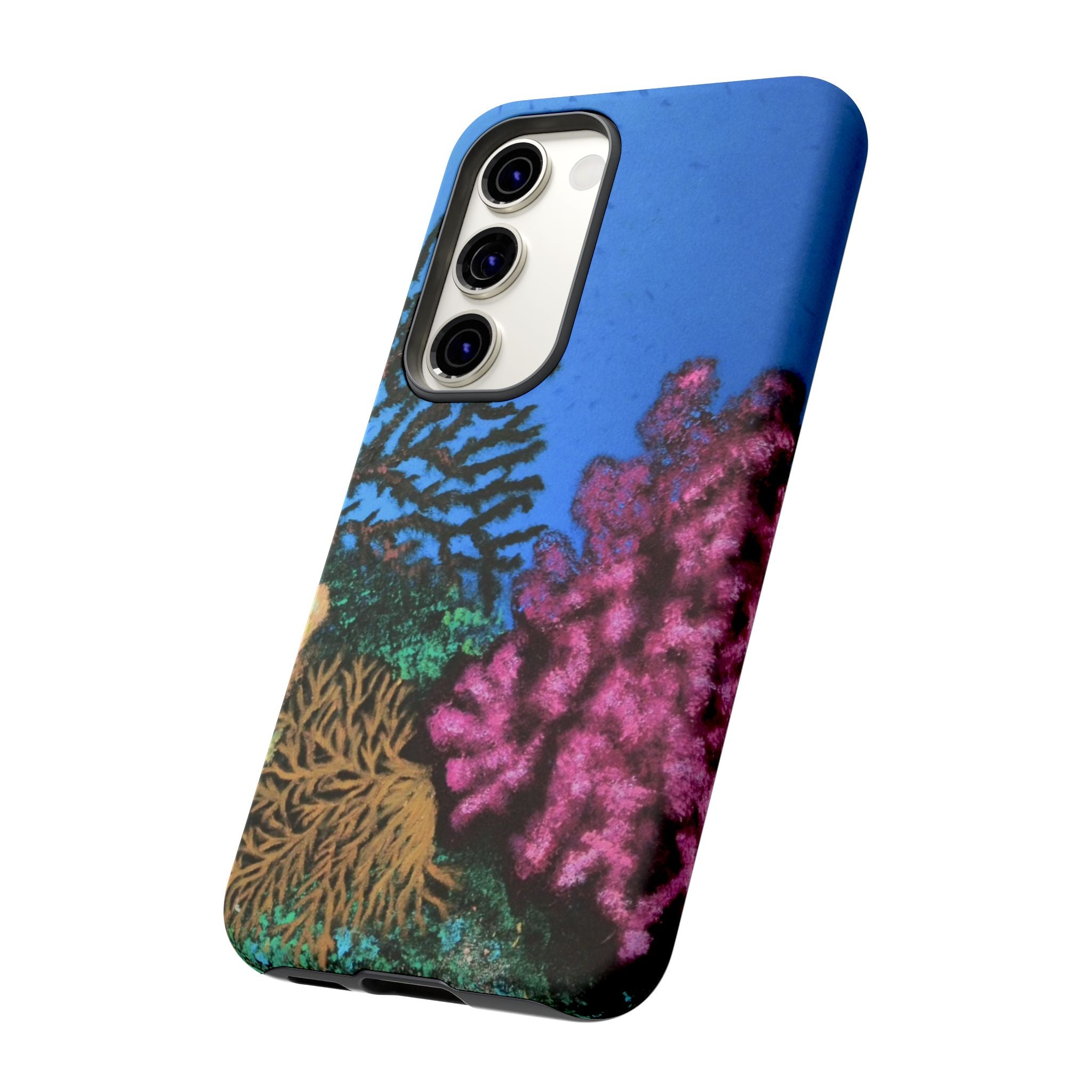 Coral Reef Tough Phone Case — Underwater Ocean Art iPhone Protector