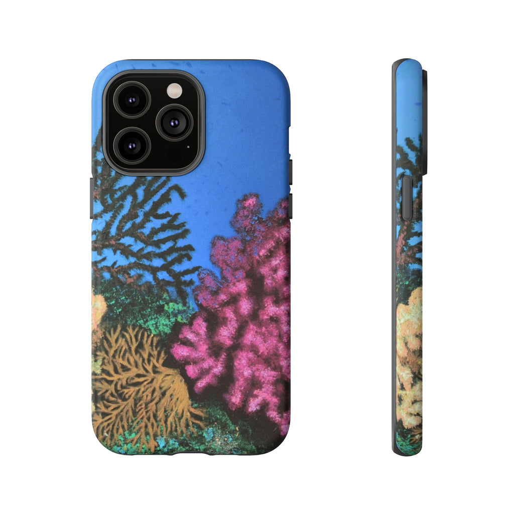 Coral Reef Tough Phone Case — Underwater Ocean Art iPhone Protector