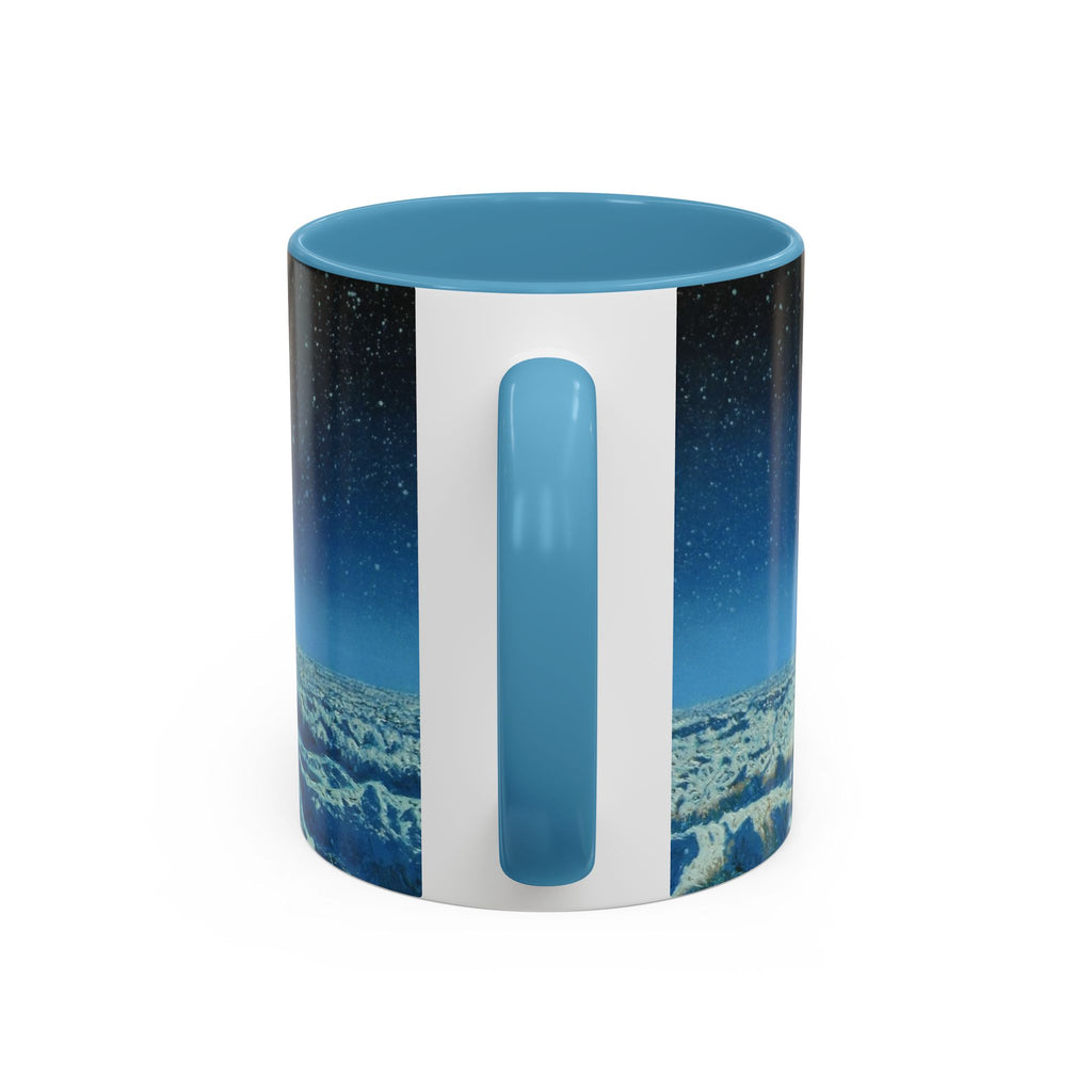 Celestial Night Coffee Mug — Moonlit Landscape Accent Mug