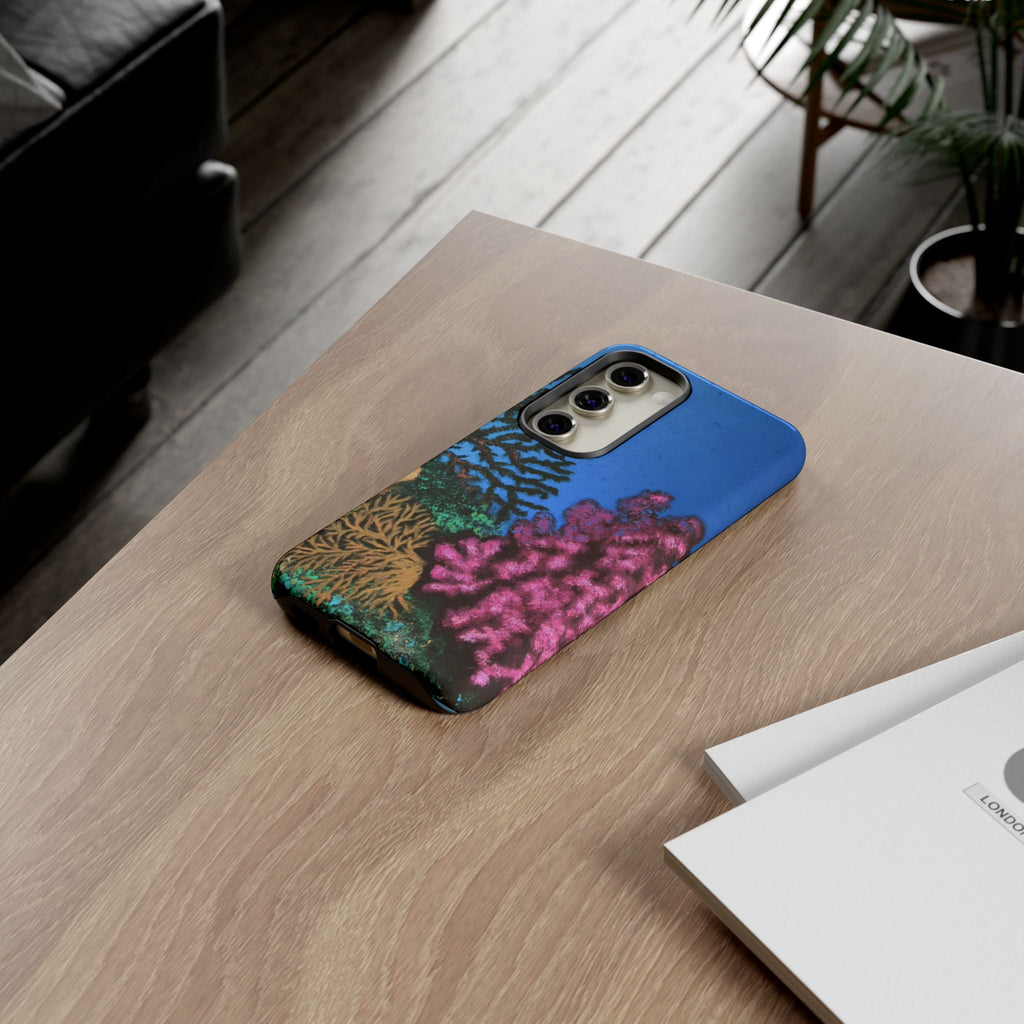 Coral Reef Tough Phone Case — Underwater Ocean Art iPhone Protector