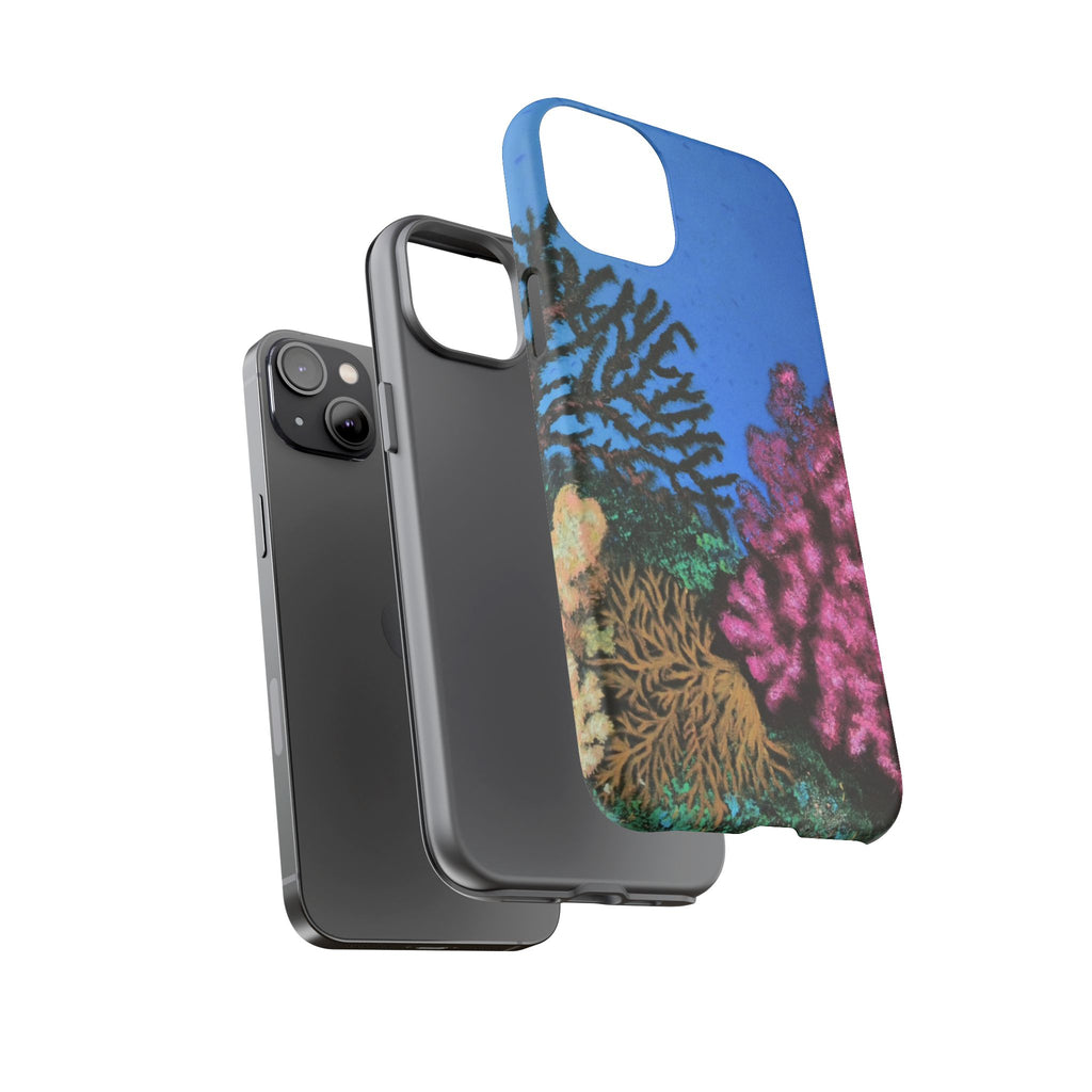 Coral Reef Tough Phone Case — Underwater Ocean Art iPhone Protector