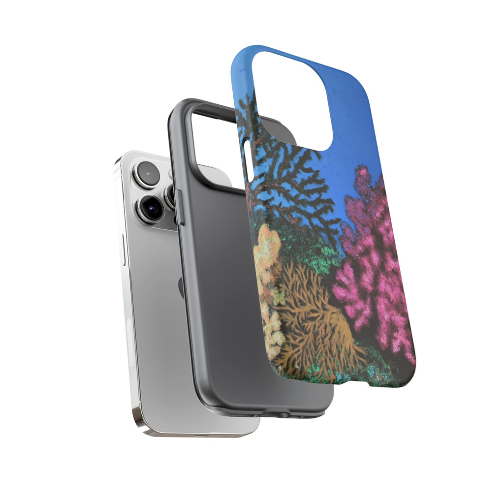 Coral Reef Tough Phone Case — Underwater Ocean Art iPhone Protector
